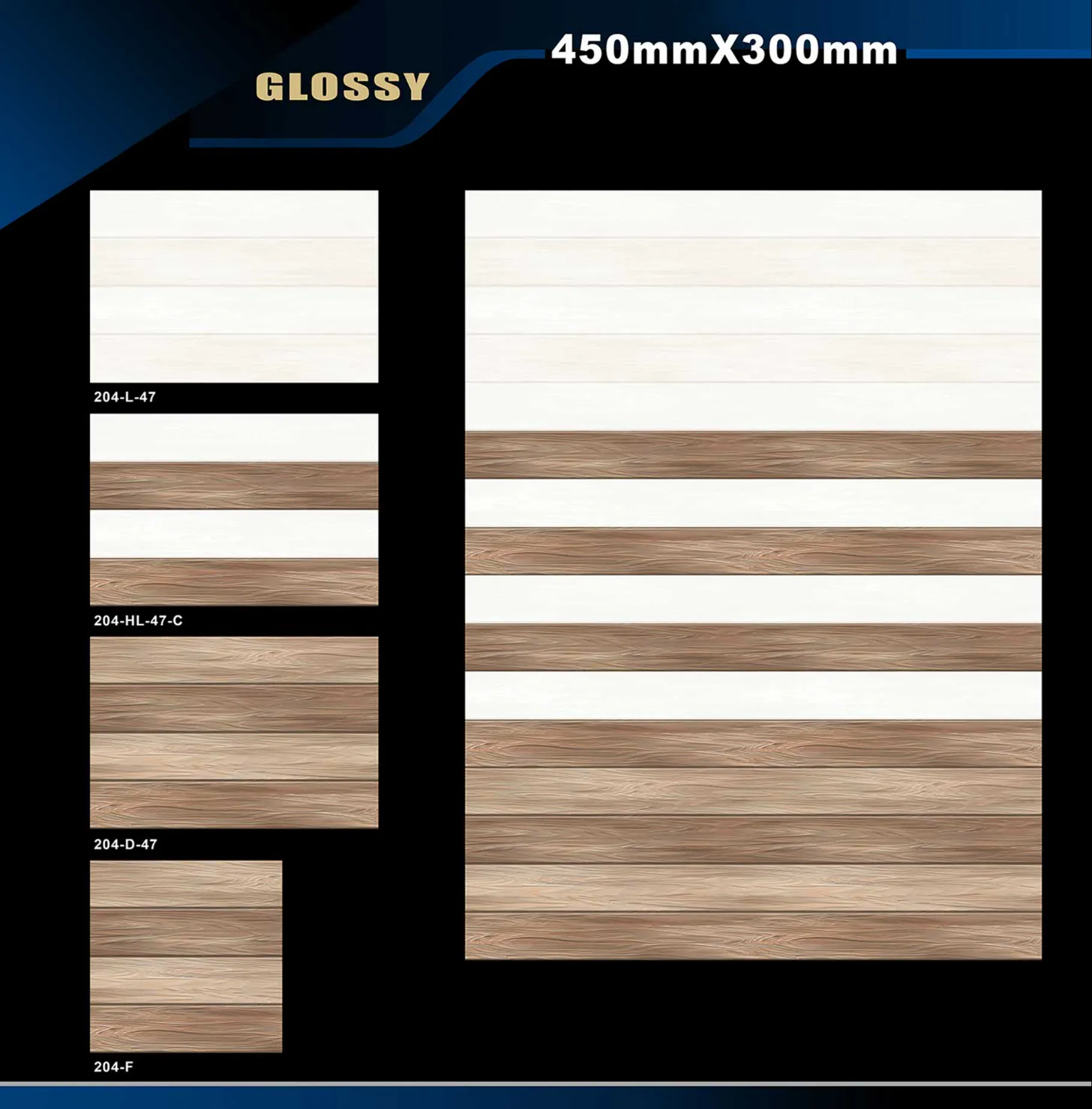 12 X 18 Glossy 105 To 316 - Design 23 - 300x450mm Glossy