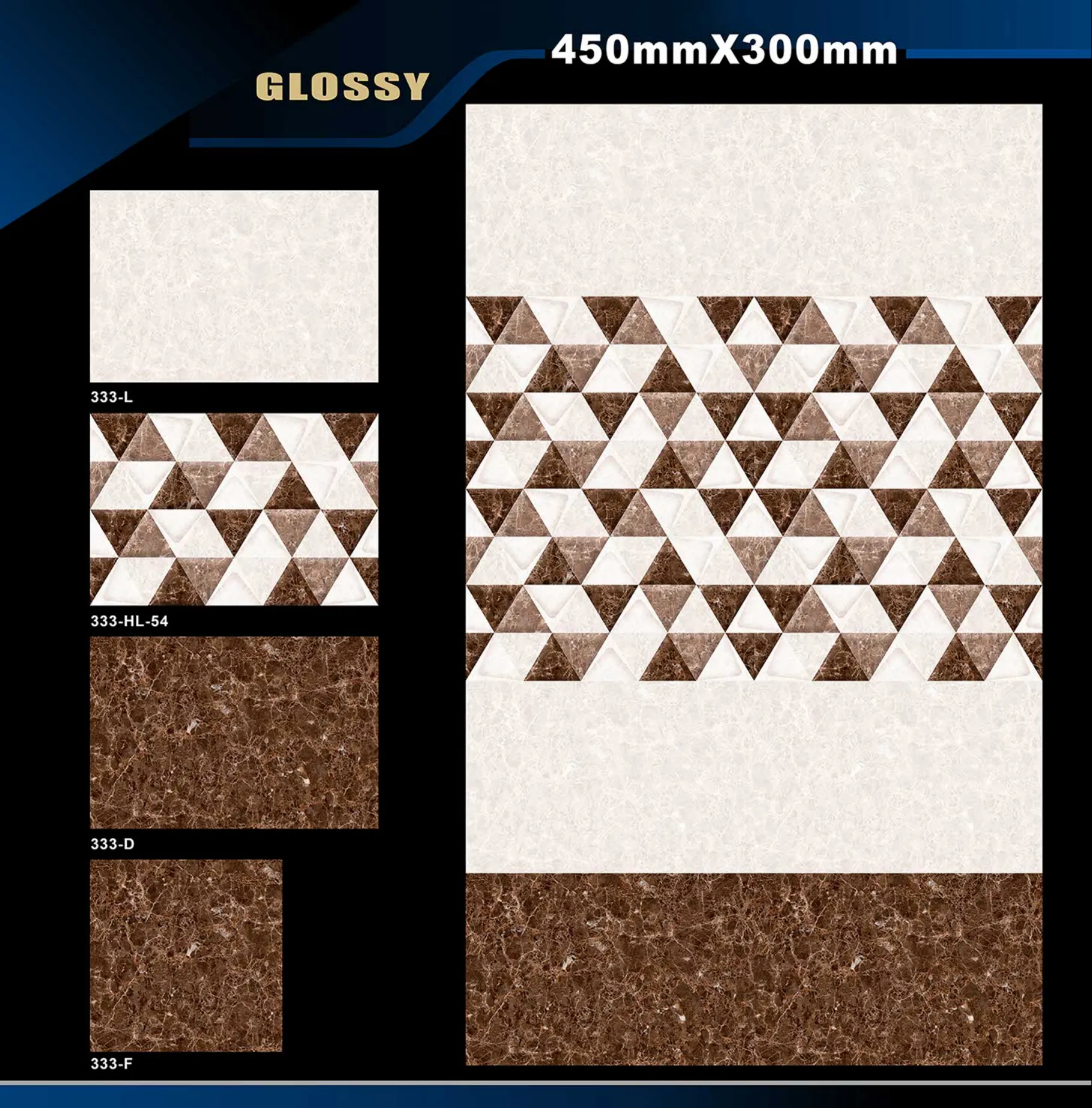 12 X 18 Glossy 317 To 415 - Design 17 - 300x450mm Glossy