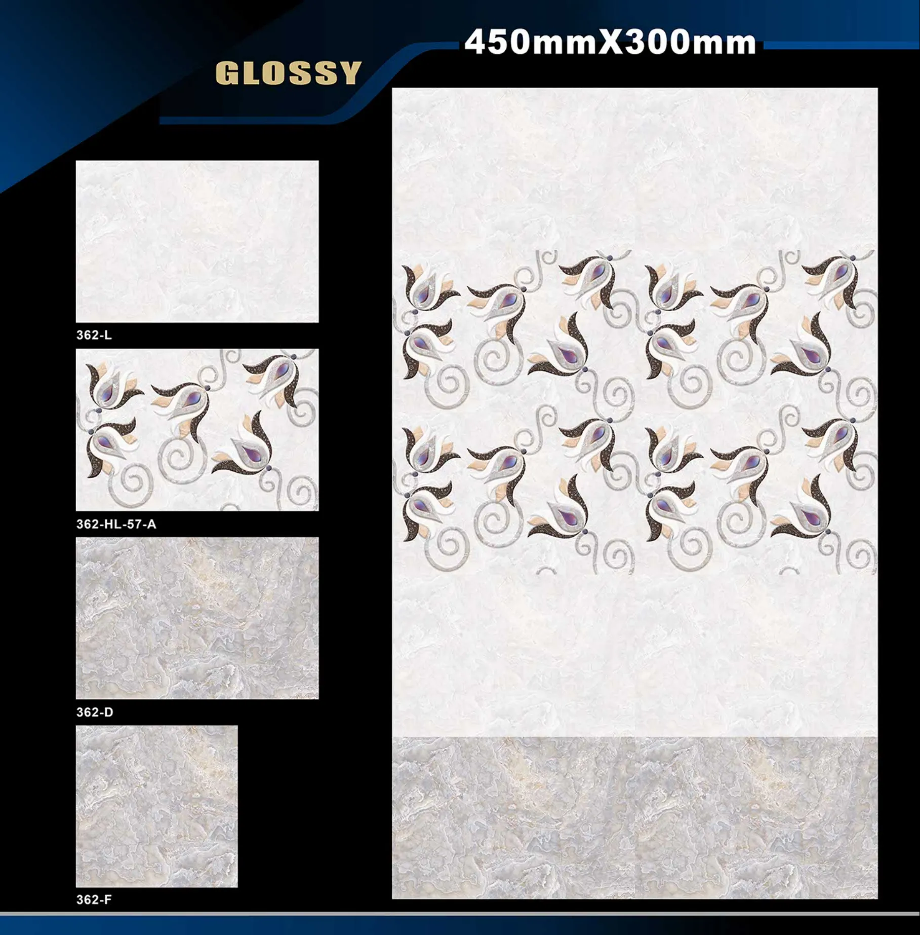 12 X 18 Glossy 317 To 415 - Design 29 - 300x450mm Glossy