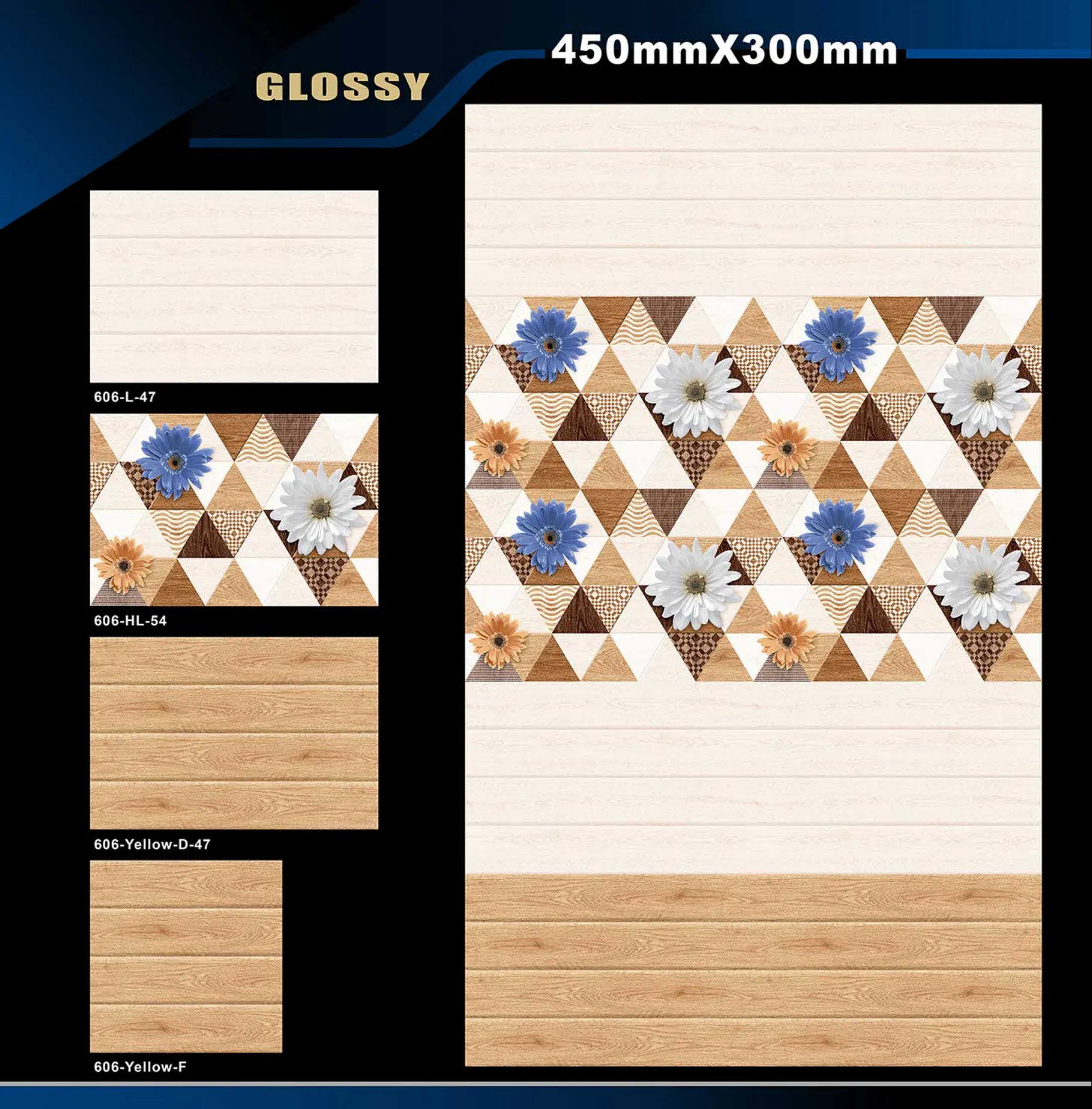 12 X 18 Glossy 578 To 662 - Design 23 - 300x450mm Glossy