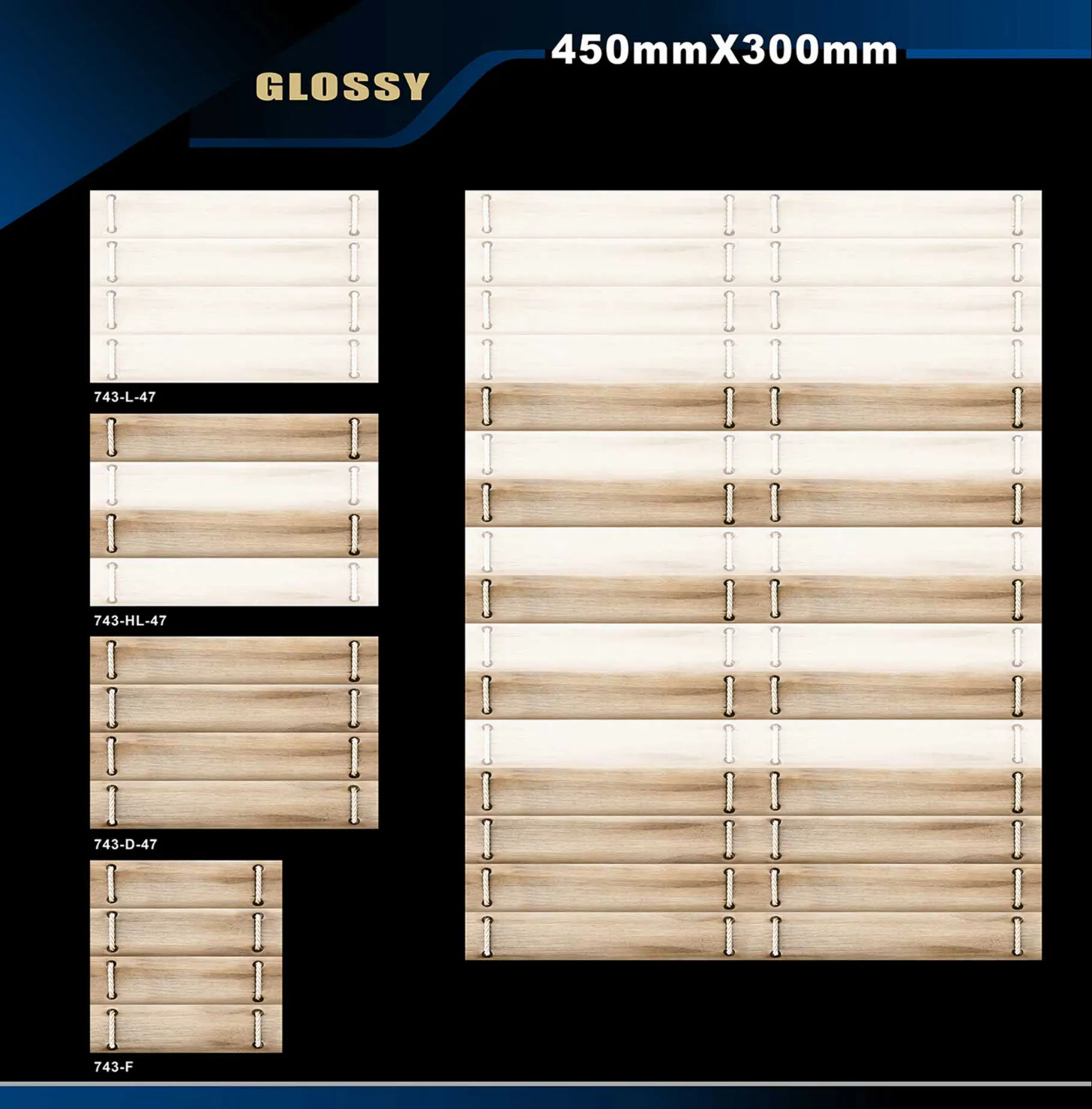 12 X 18 Glossy 711 To 764 - Design 51 - 300x450mm Glossy