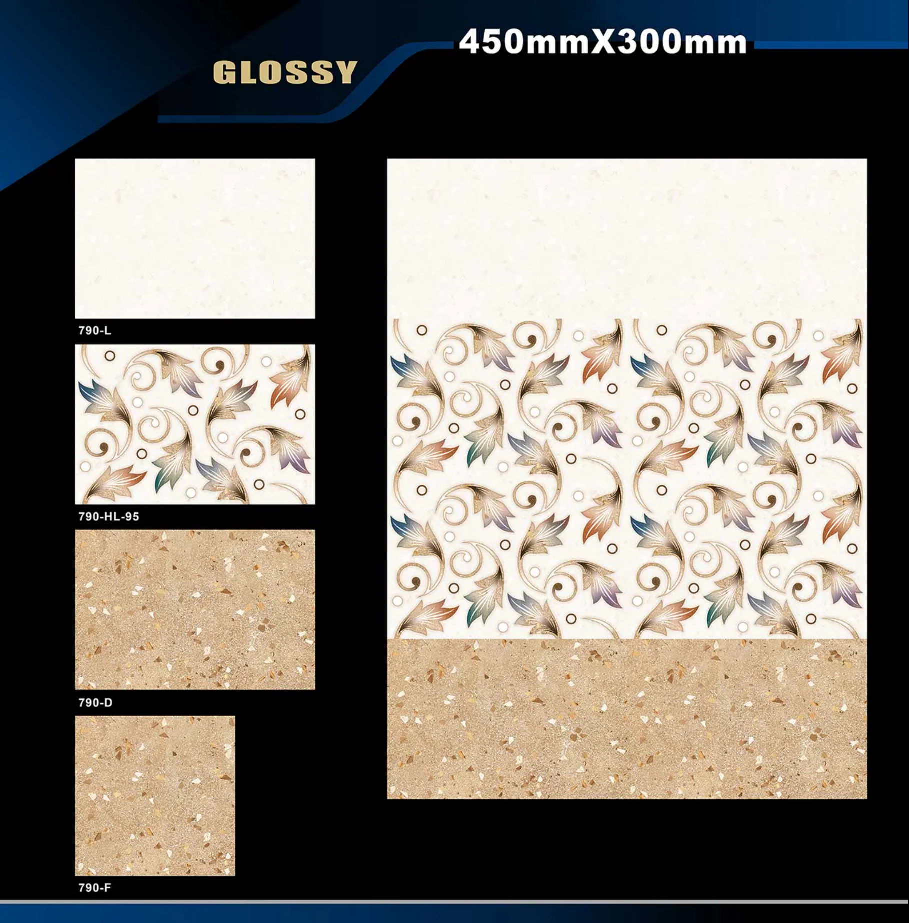 12 X 18 Glossy 765 To 828 - Design 13 - 300x450mm Glossy