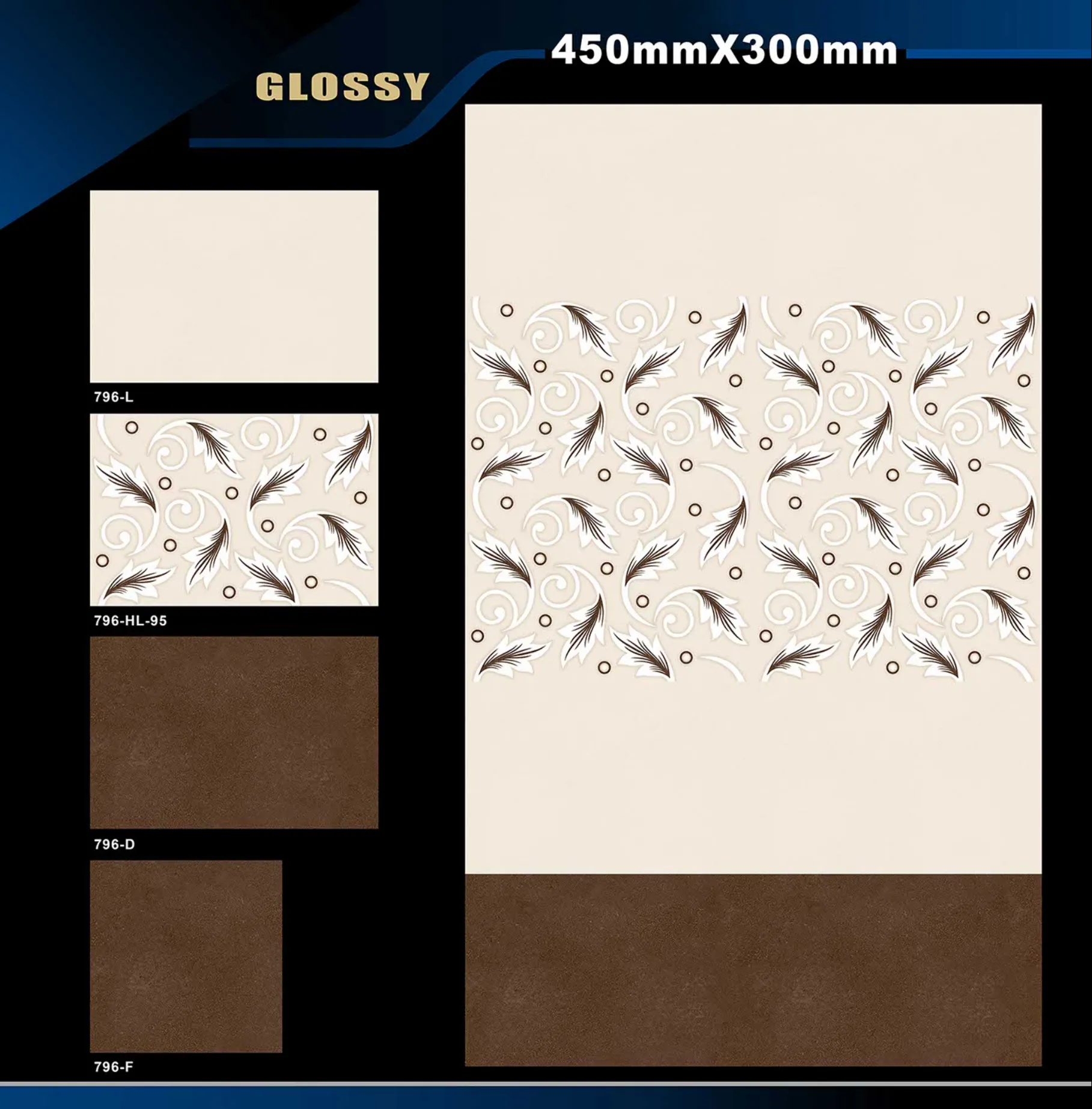 12 X 18 Glossy 765 To 828 - Design 19 - 300x450mm Glossy