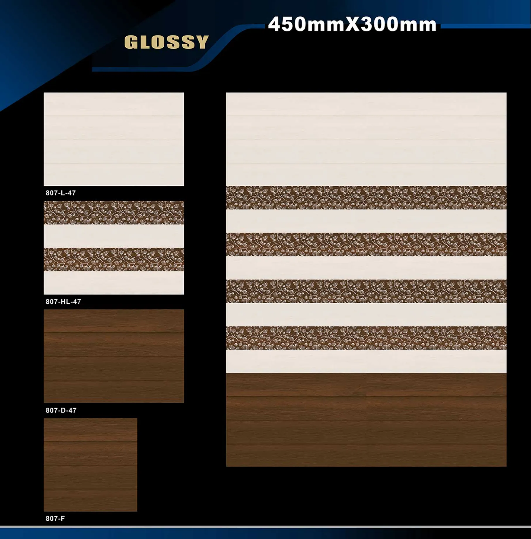 12 X 18 Glossy 765 To 828 - Design 37 - 300x450mm Glossy