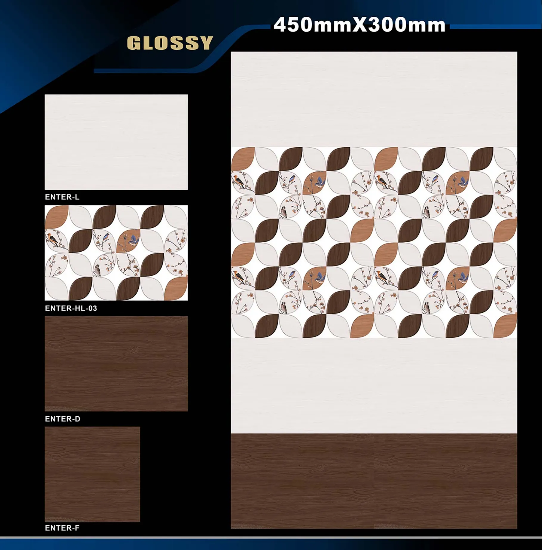 12 X 18 Glossy Ado To Glexo - Design 47 - 300x450mm Glossy