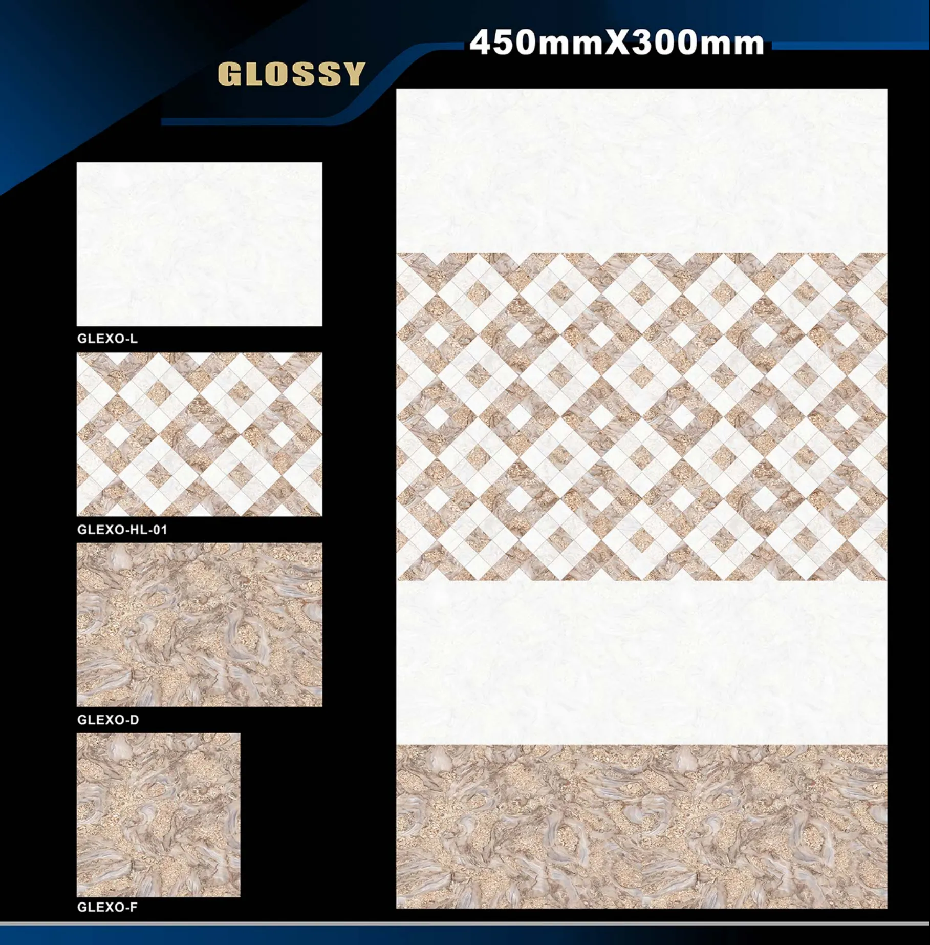 12 X 18 Glossy Ado To Glexo - Design 68 - 300x450mm Glossy
