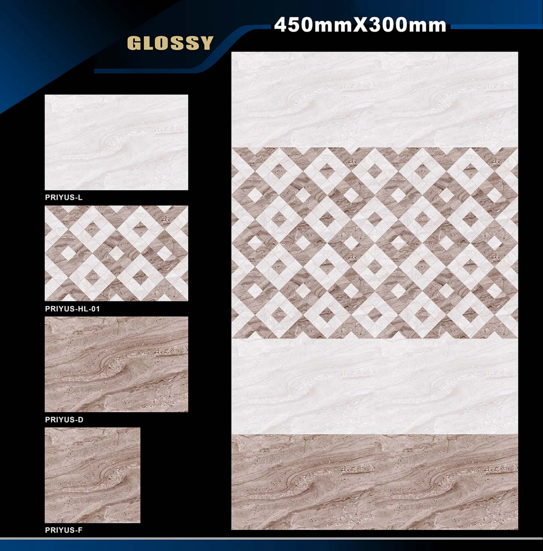12 X 18 Glossy Hank To Romania - Design 60 - 300x450mm Glossy