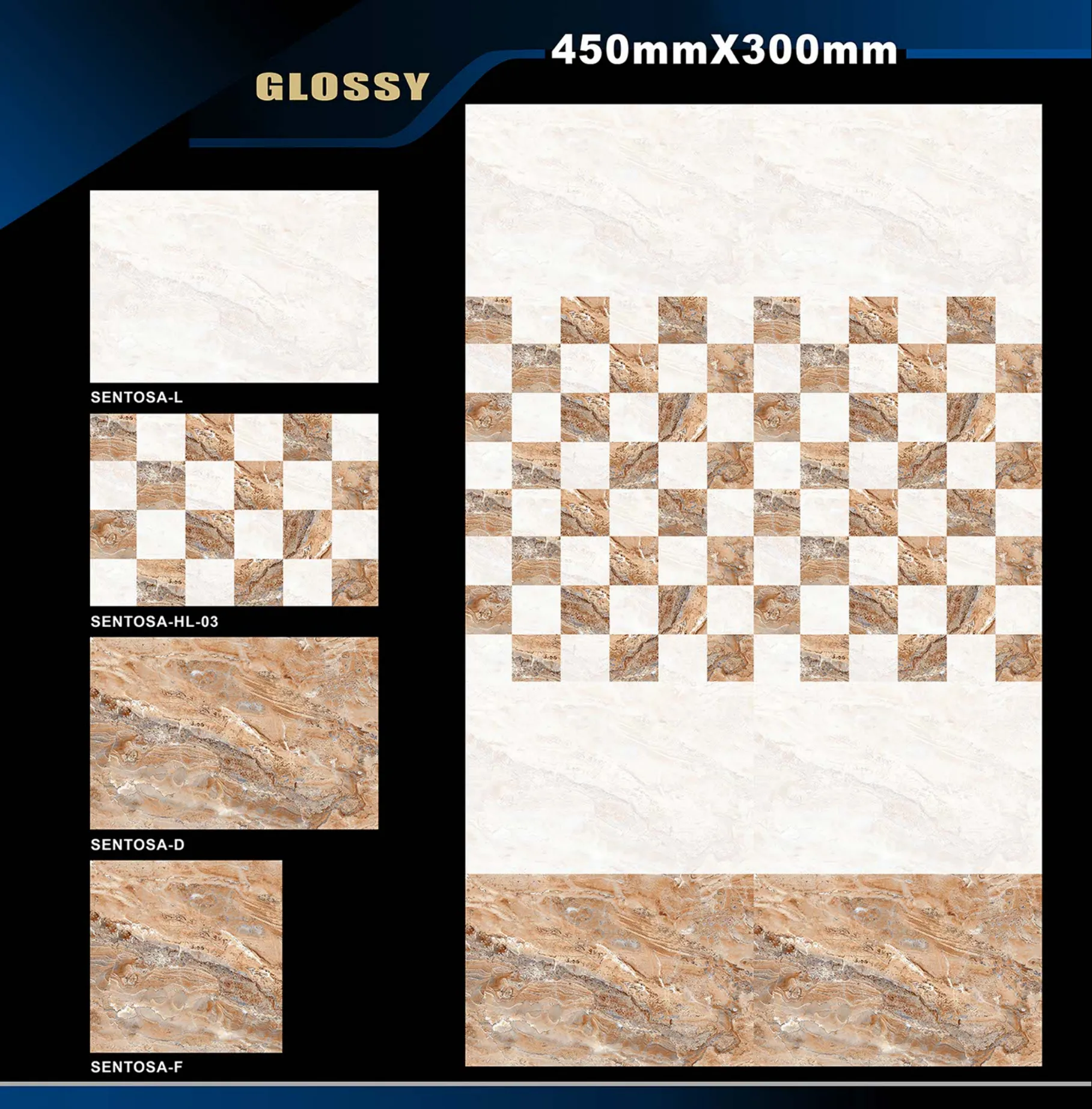 12 X 18 Glossy Rose To Zen - Design 10 - 300x450mm Glossy