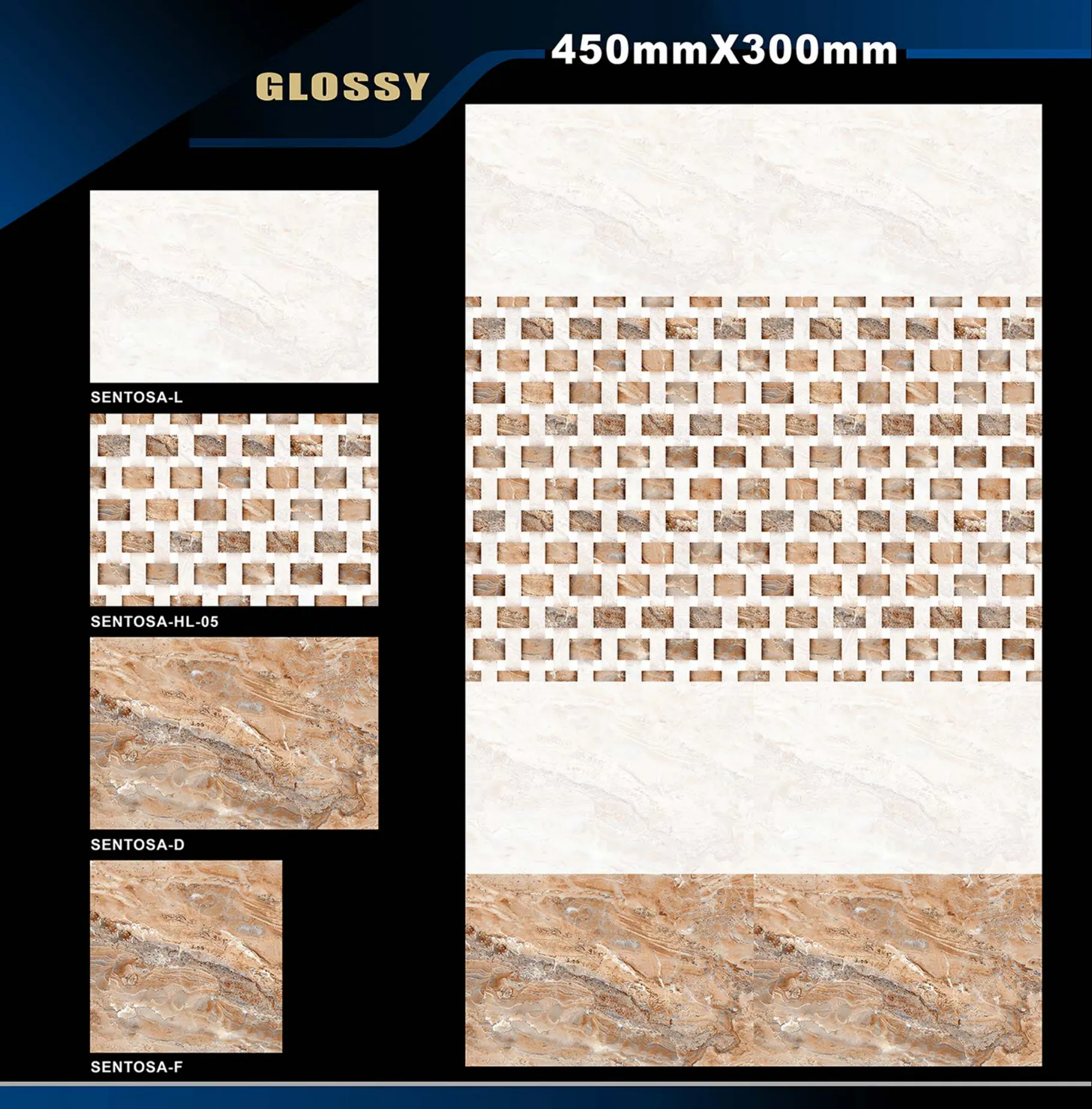 12 X 18 Glossy Rose To Zen - Design 11 - 300x450mm Glossy