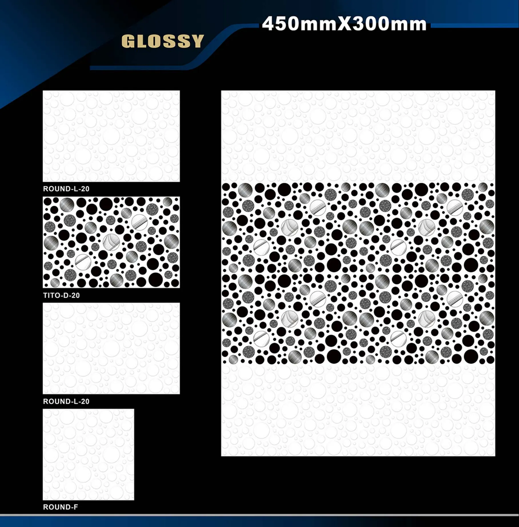 12 X 18 Glossy Rose To Zen - Design 36 - 300x450mm Glossy