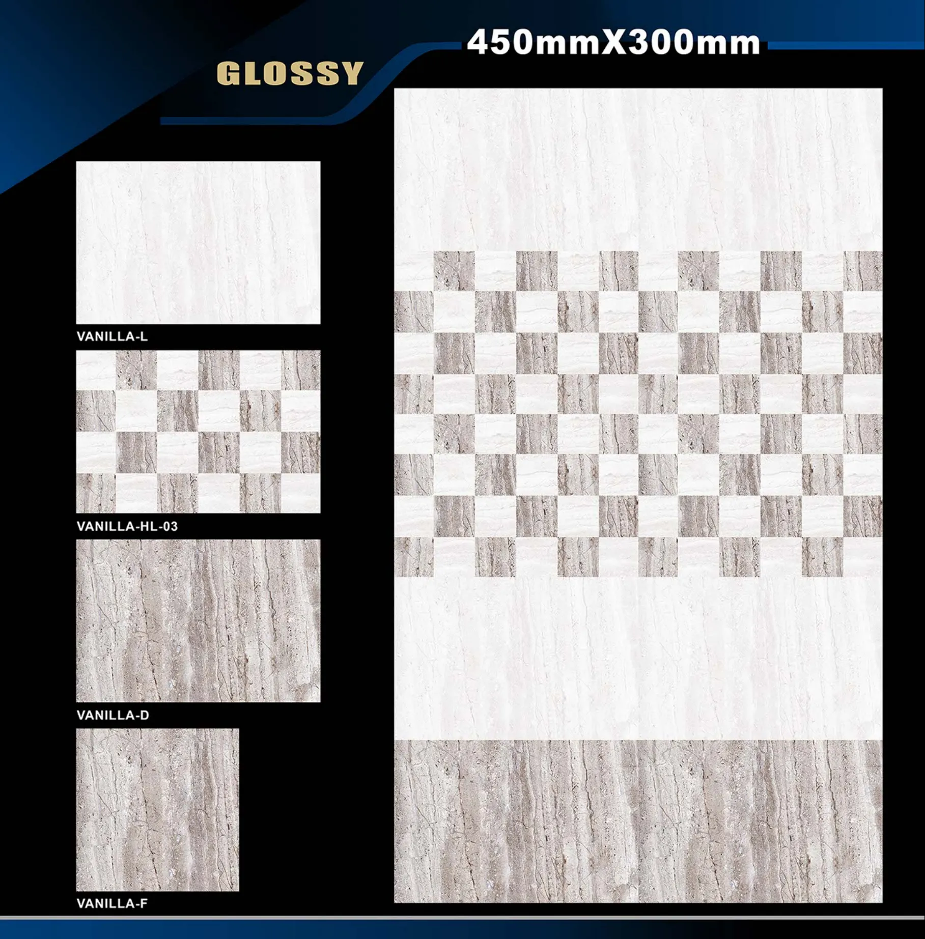 12 X 18 Glossy Rose To Zen - Design 57 - 300x450mm Glossy