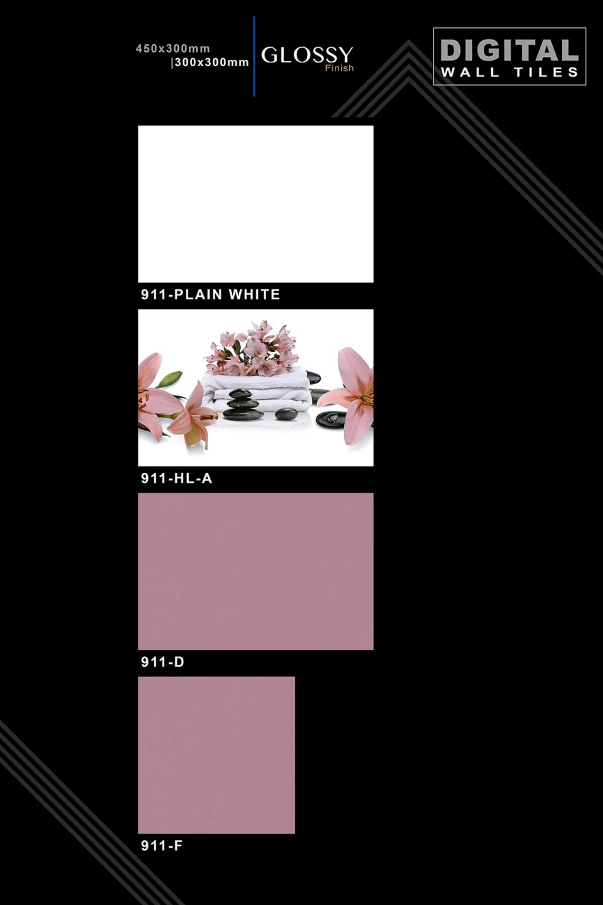 12 X 18 New Glossy 316 To 918 - Design 48 - 300x450mm Glossy