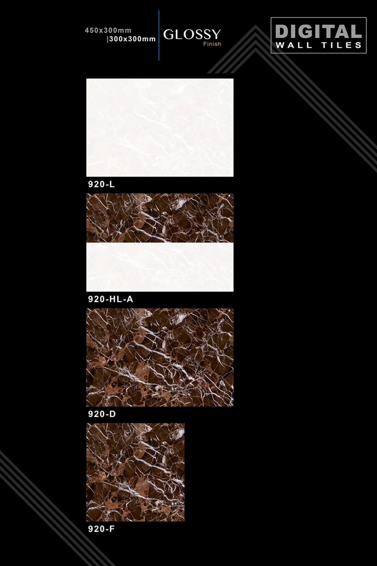 12 X 18 New Glossy 919 To 959 - Design 4 - 300x450mm Glossy
