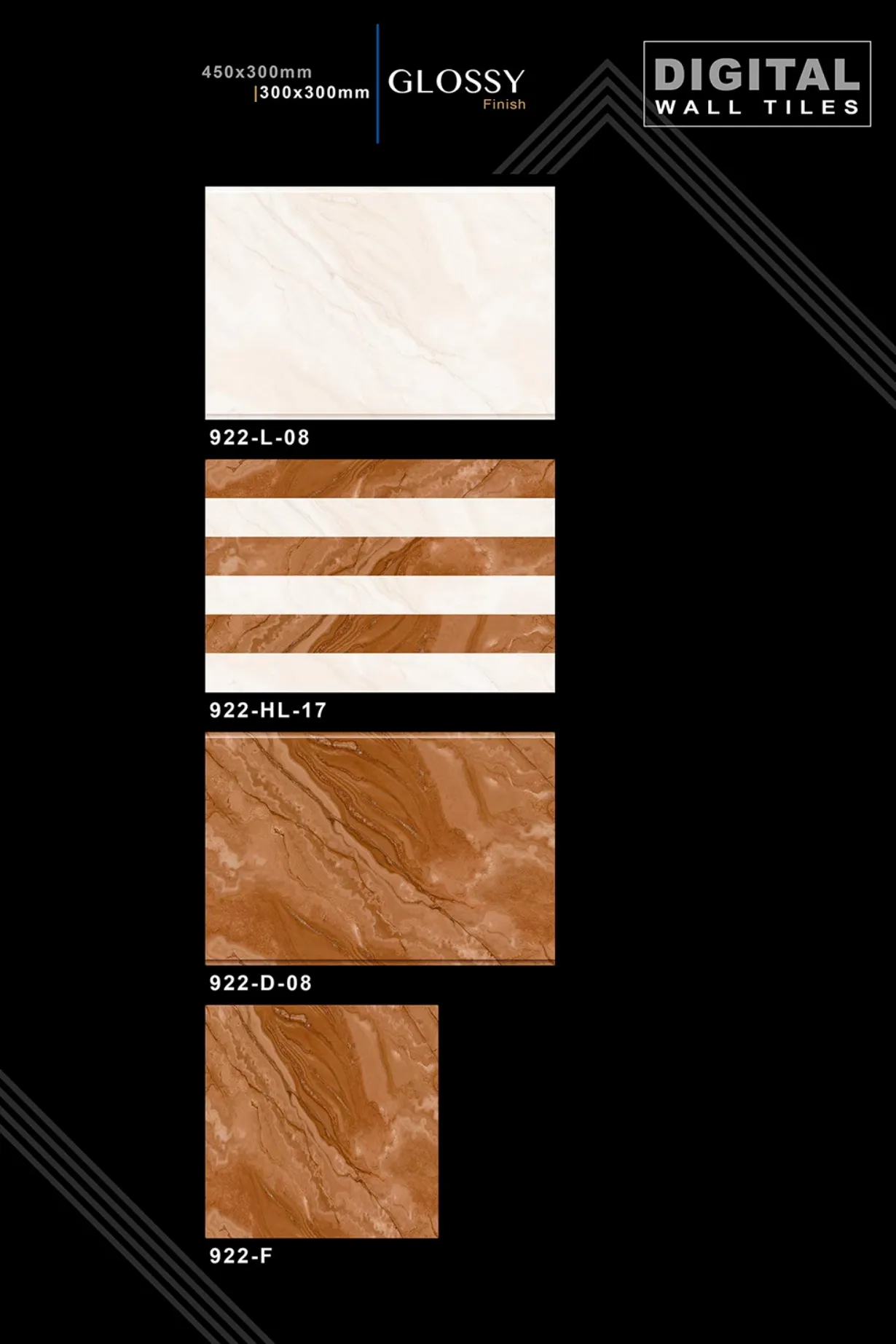 12 X 18 New Glossy 919 To 959 - Design 12 - 300x450mm Glossy