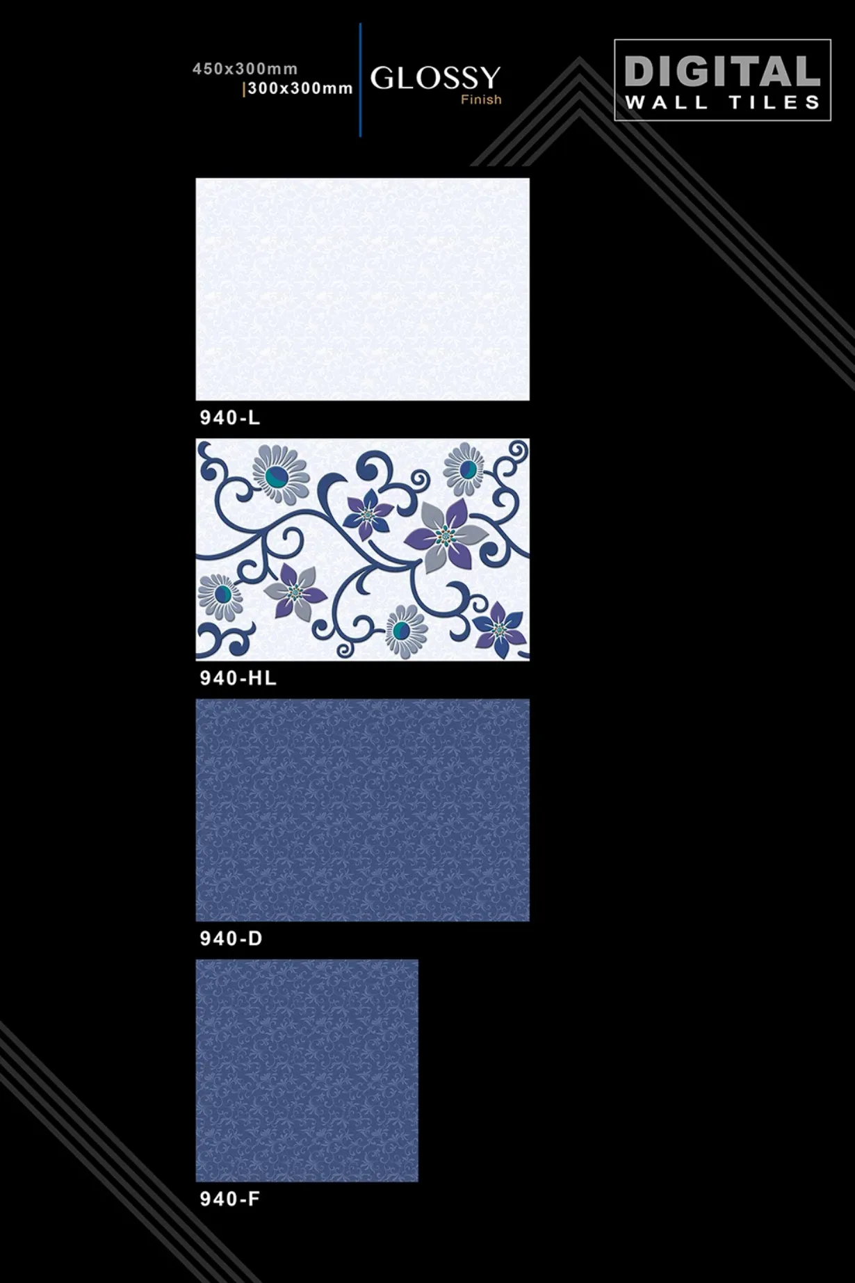12 X 18 New Glossy 919 To 959 - Design 49 - 300x450mm Glossy