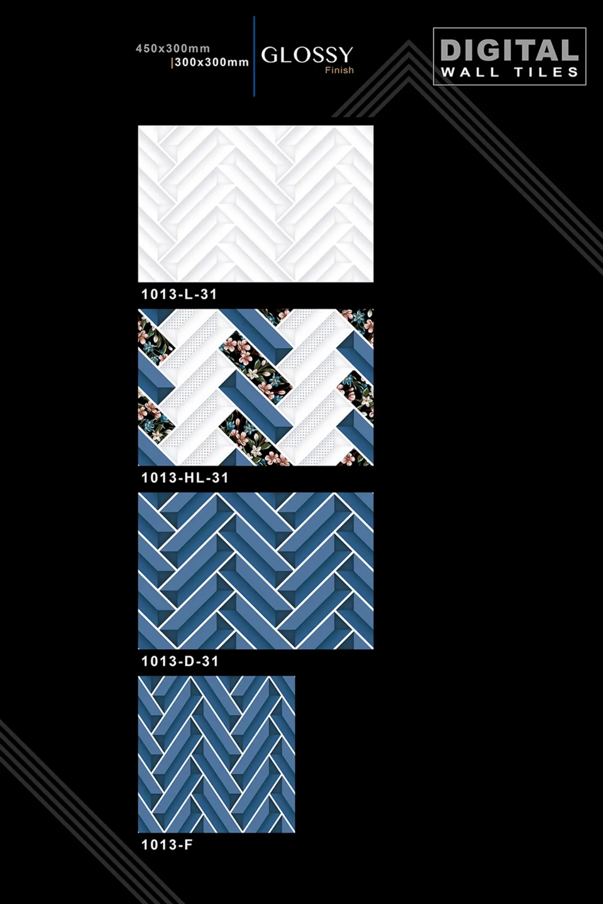 12 X 18 New Glossy 993 To Orant - Design 24 - 300x450mm Glossy