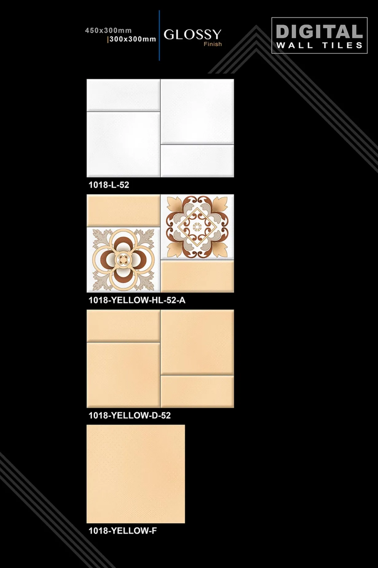 12 X 18 New Glossy 993 To Orant - Design 50 - 300x450mm Glossy
