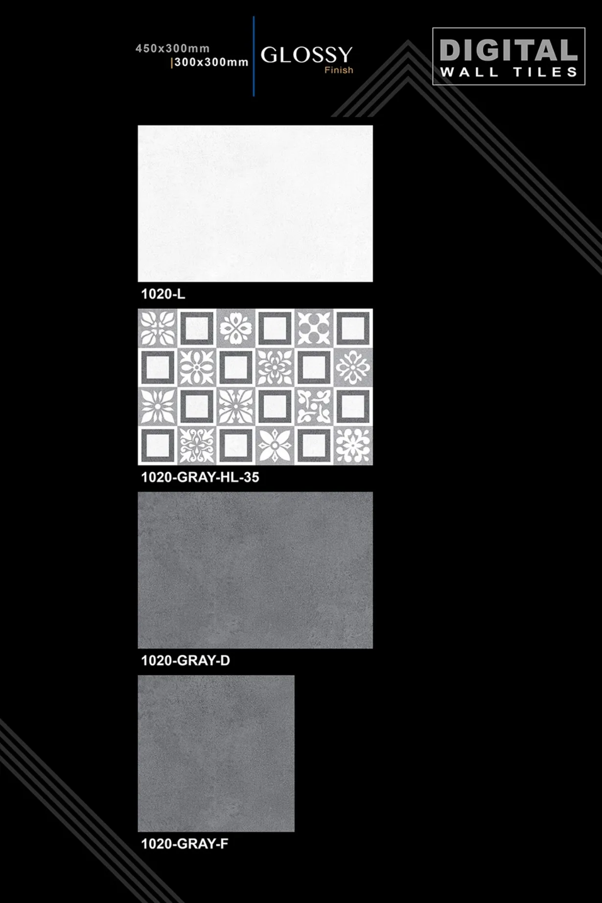 12 X 18 New Glossy 993 To Orant - Design 62 - 300x450mm Glossy