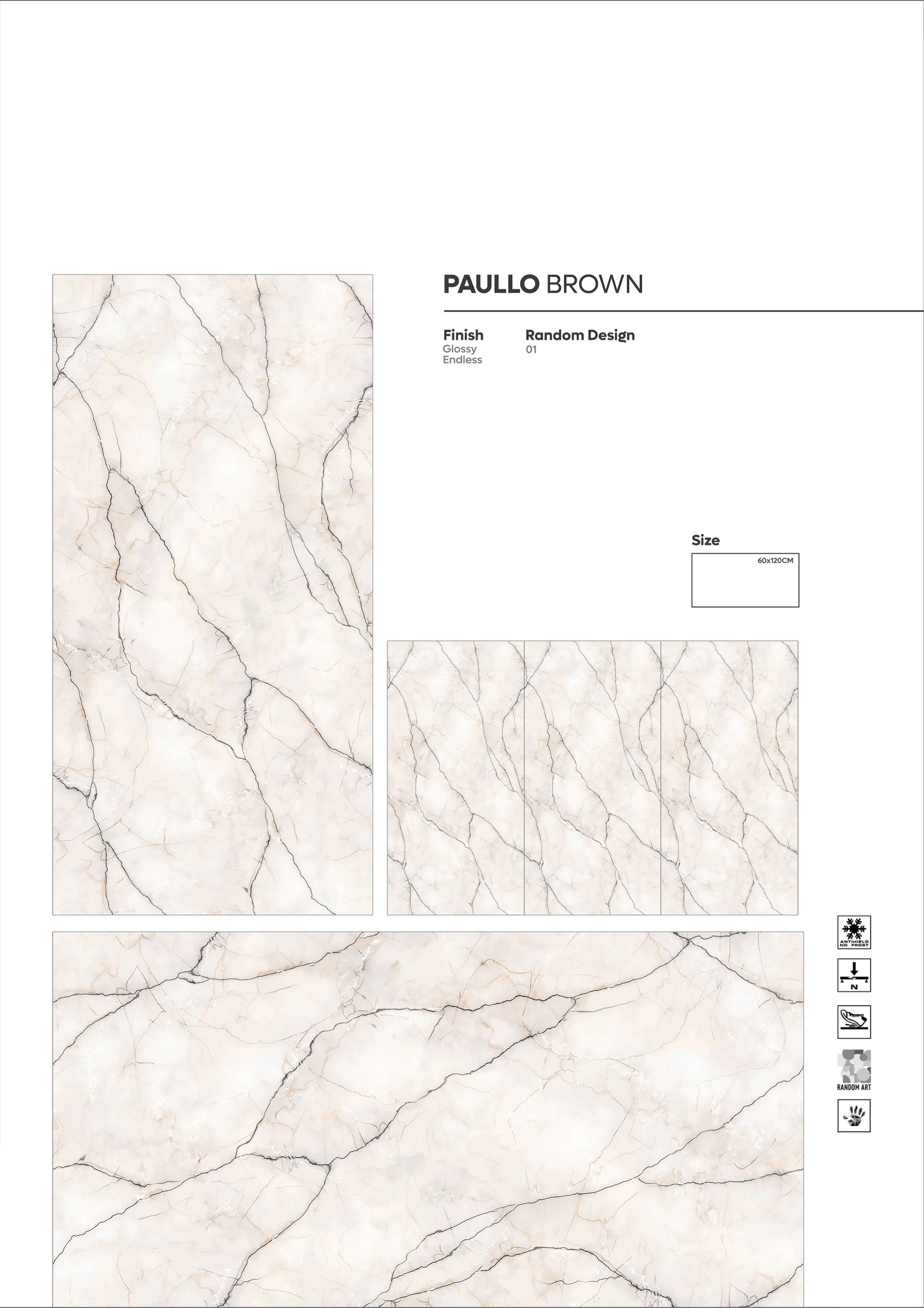 2X4 - new - Design 8 - 600x1200mm Glossy
