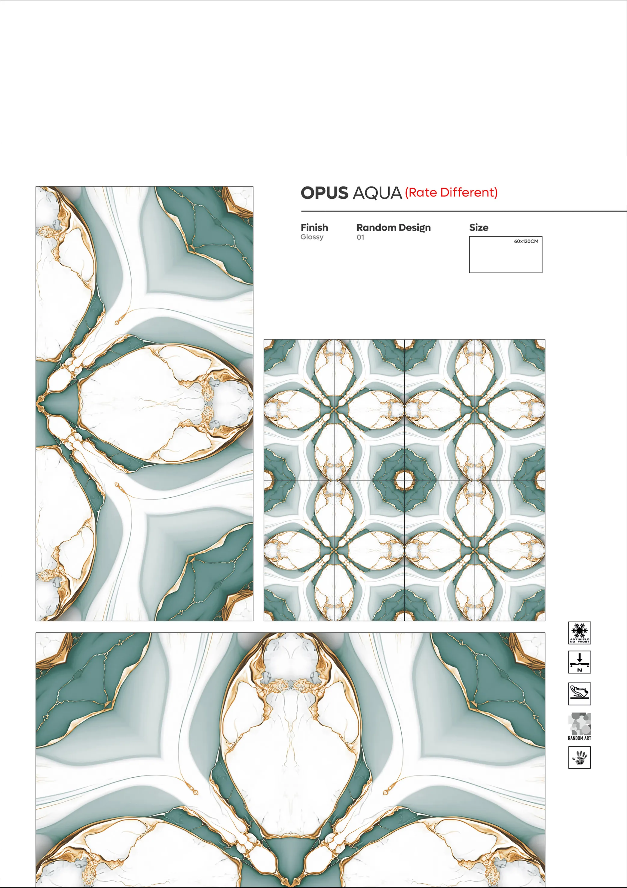 2X4 - new - Design 36 - 600x1200mm Glossy