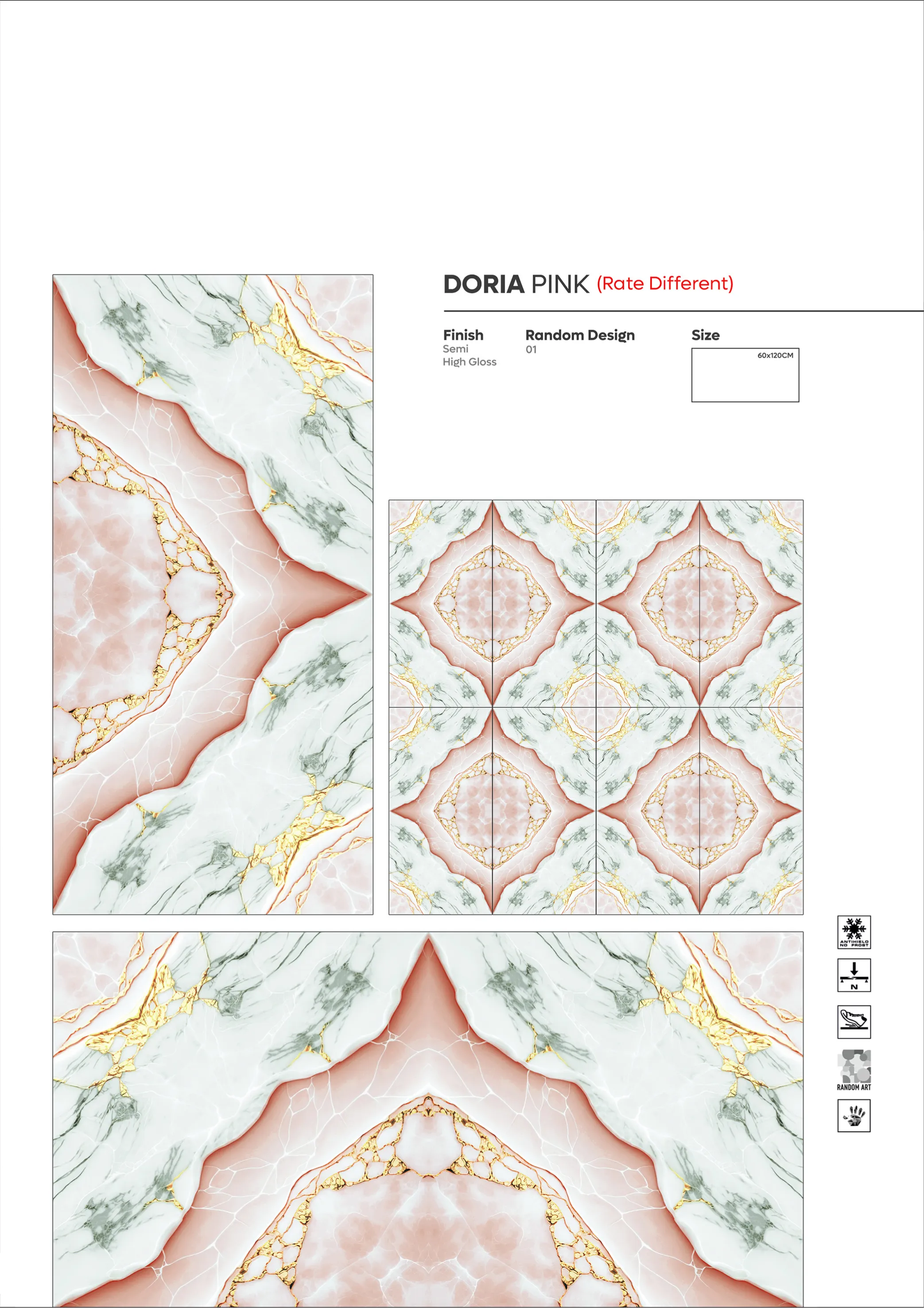2X4 - new - Design 37 - 600x1200mm Glossy