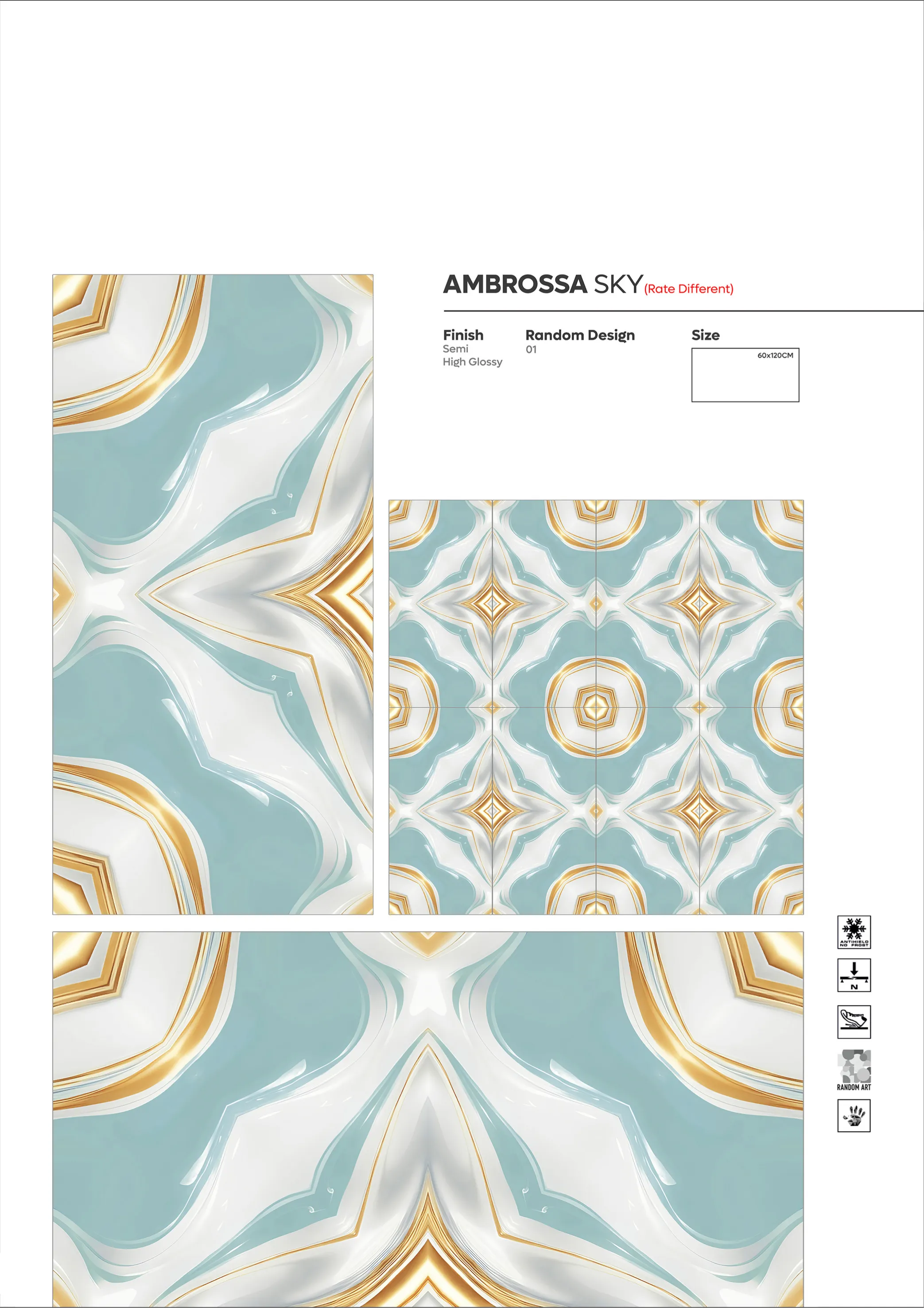 2X4 - new - Design 38 - 600x1200mm Glossy
