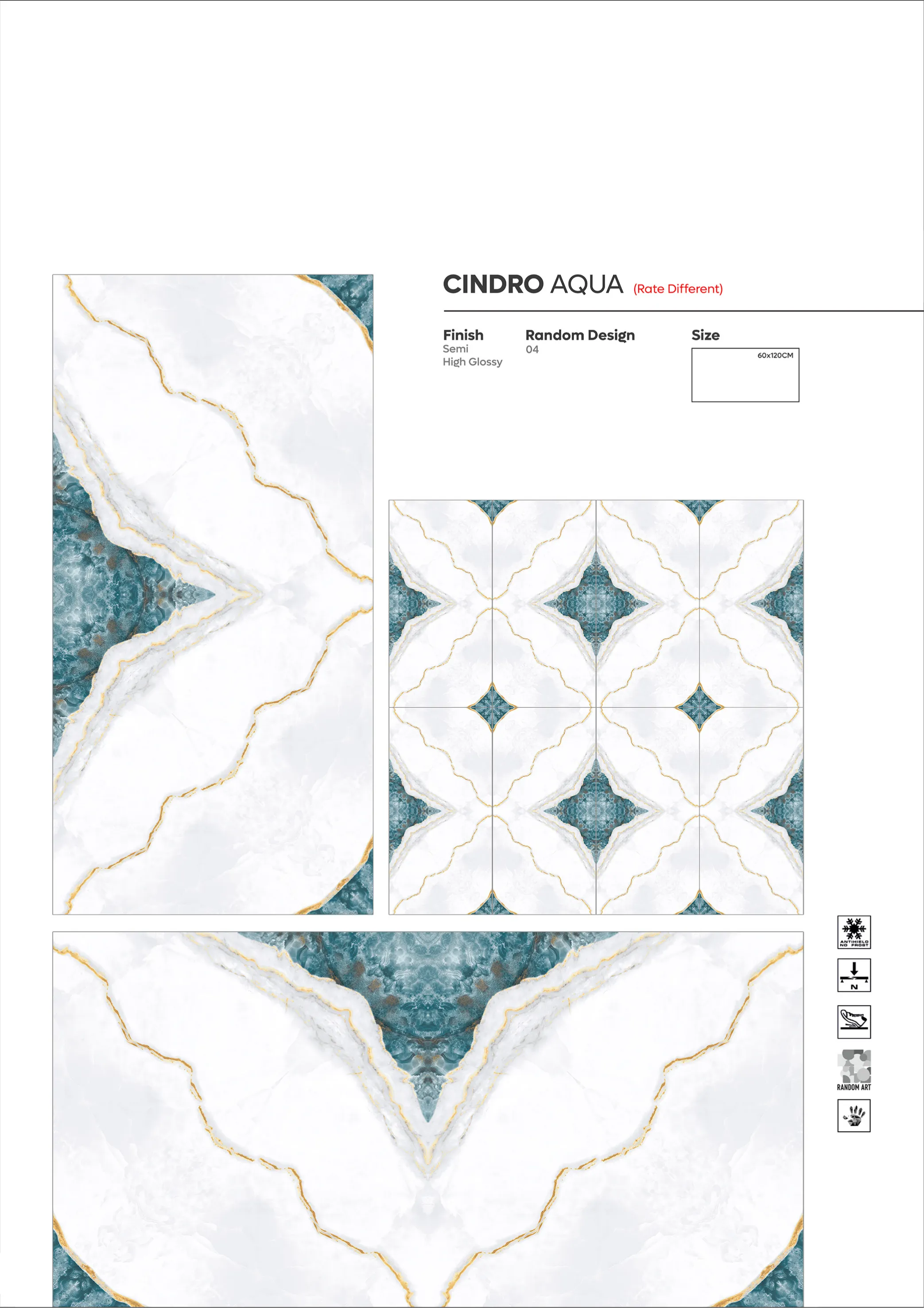 2X4 - new - Design 41 - 600x1200mm Glossy
