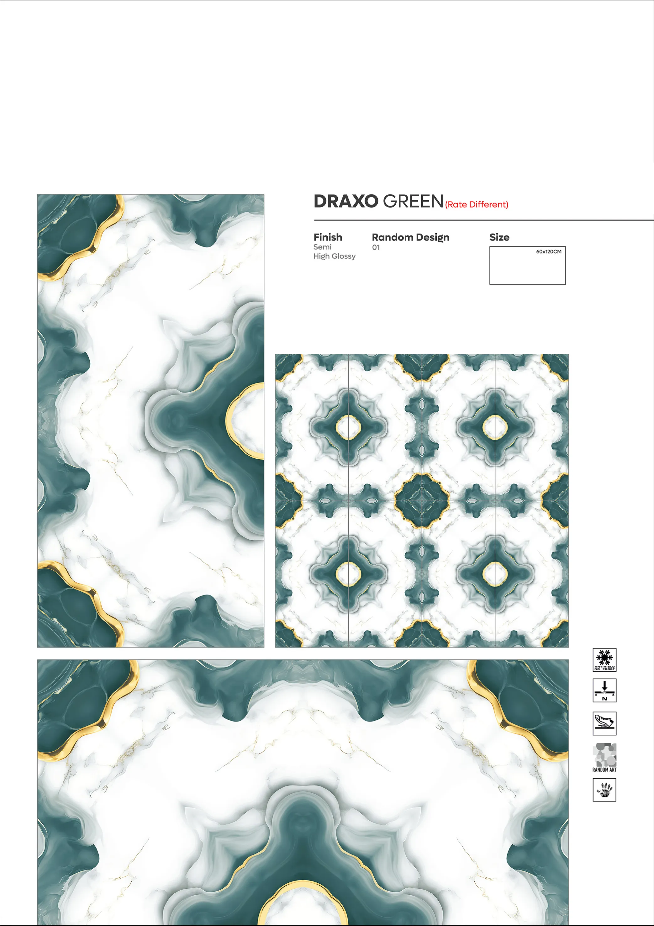 2X4 - new - Design 49 - 600x1200mm Glossy