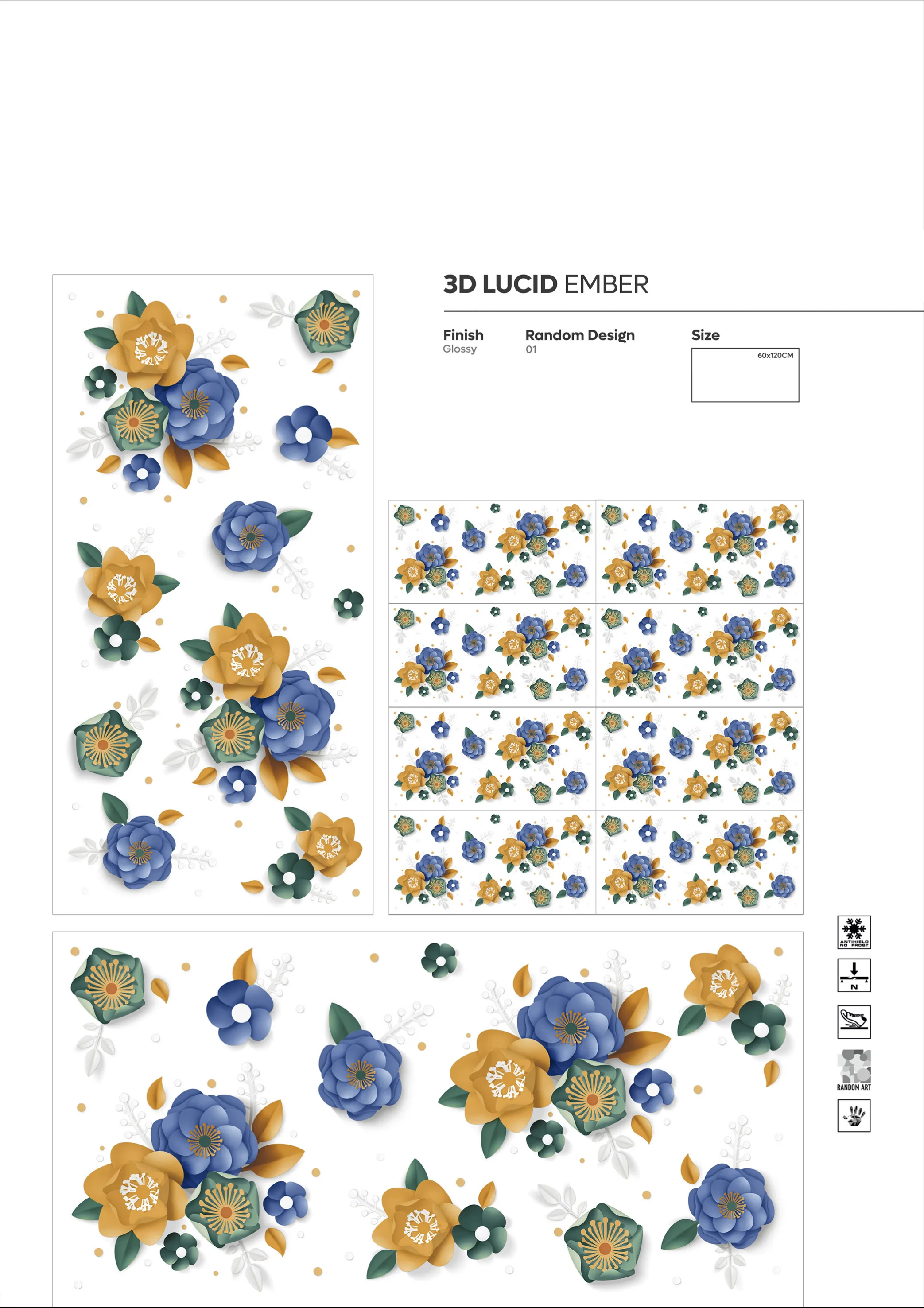 2X4 - new - Design 52 - 600x1200mm Glossy