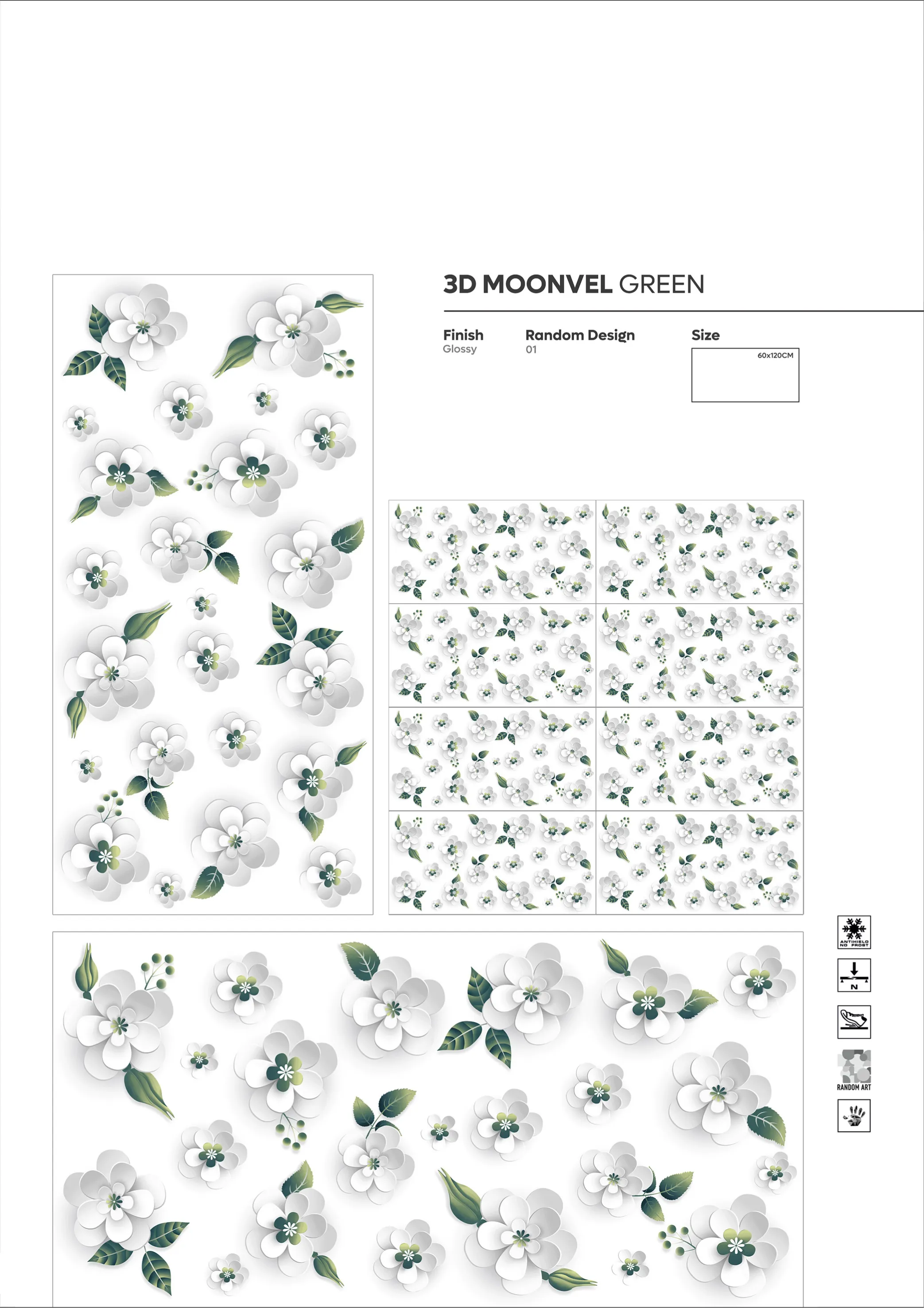 2X4 - new - Design 55 - 600x1200mm Glossy