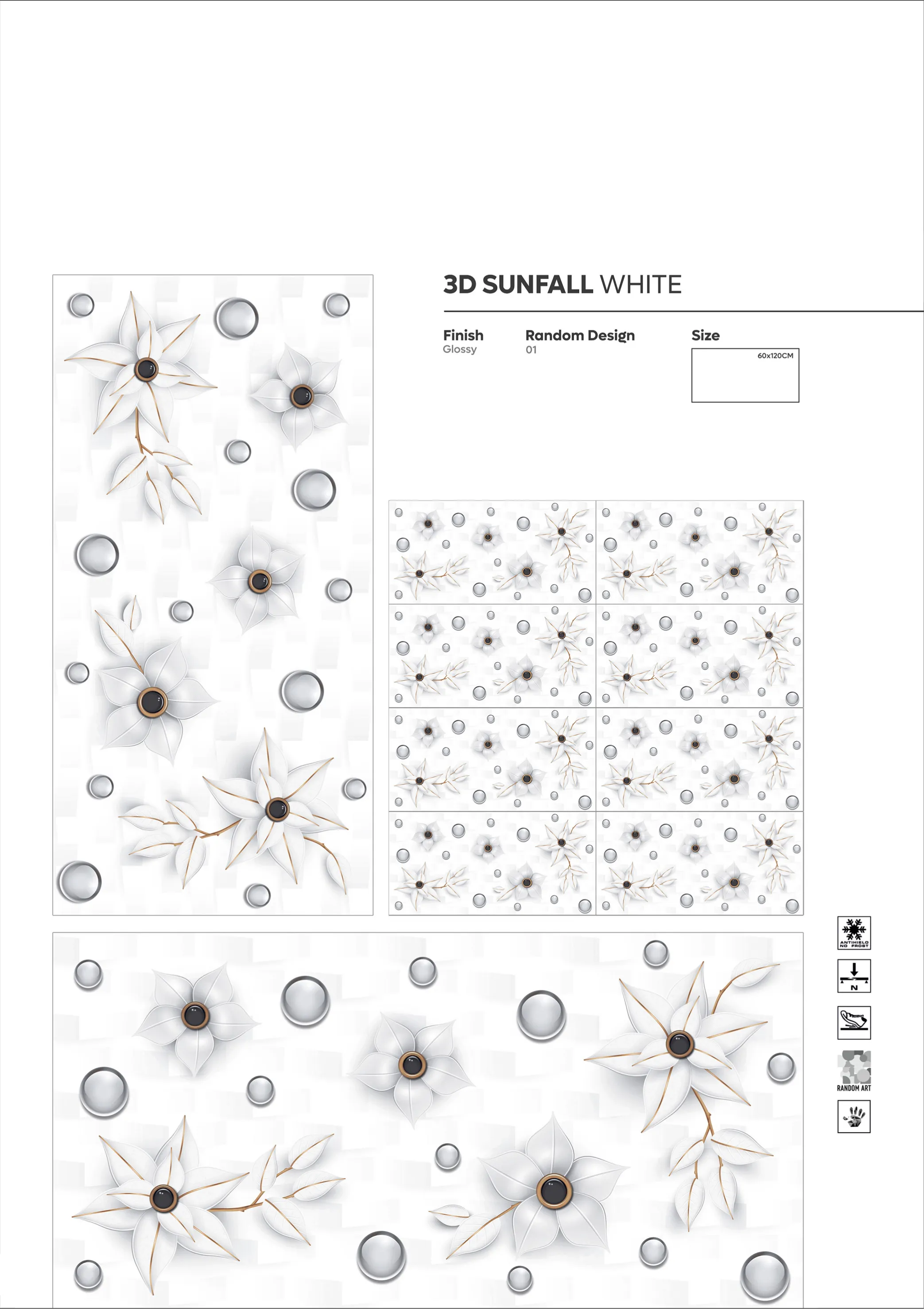 2X4 - new - Design 58 - 600x1200mm Glossy