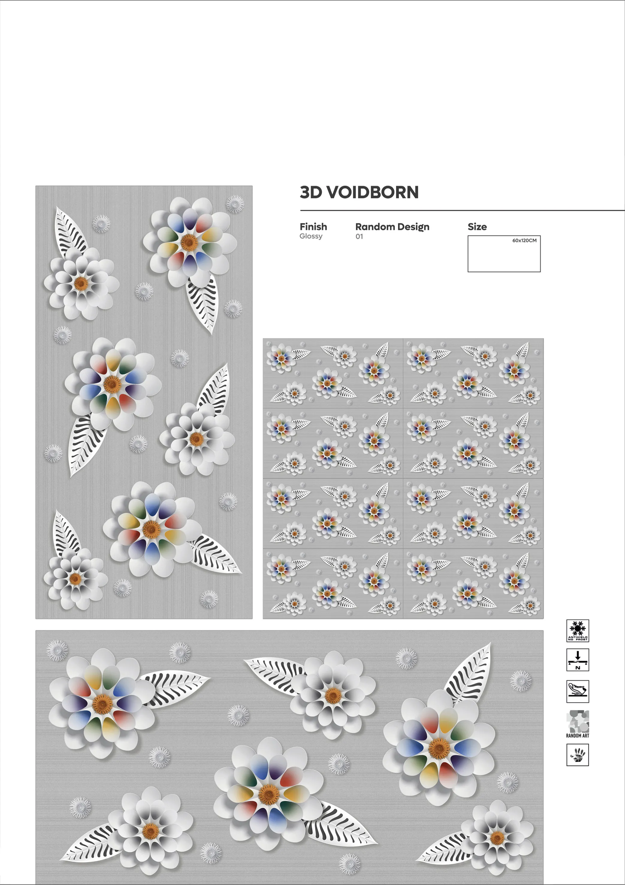 2X4 - new - Design 61 - 600x1200mm Glossy
