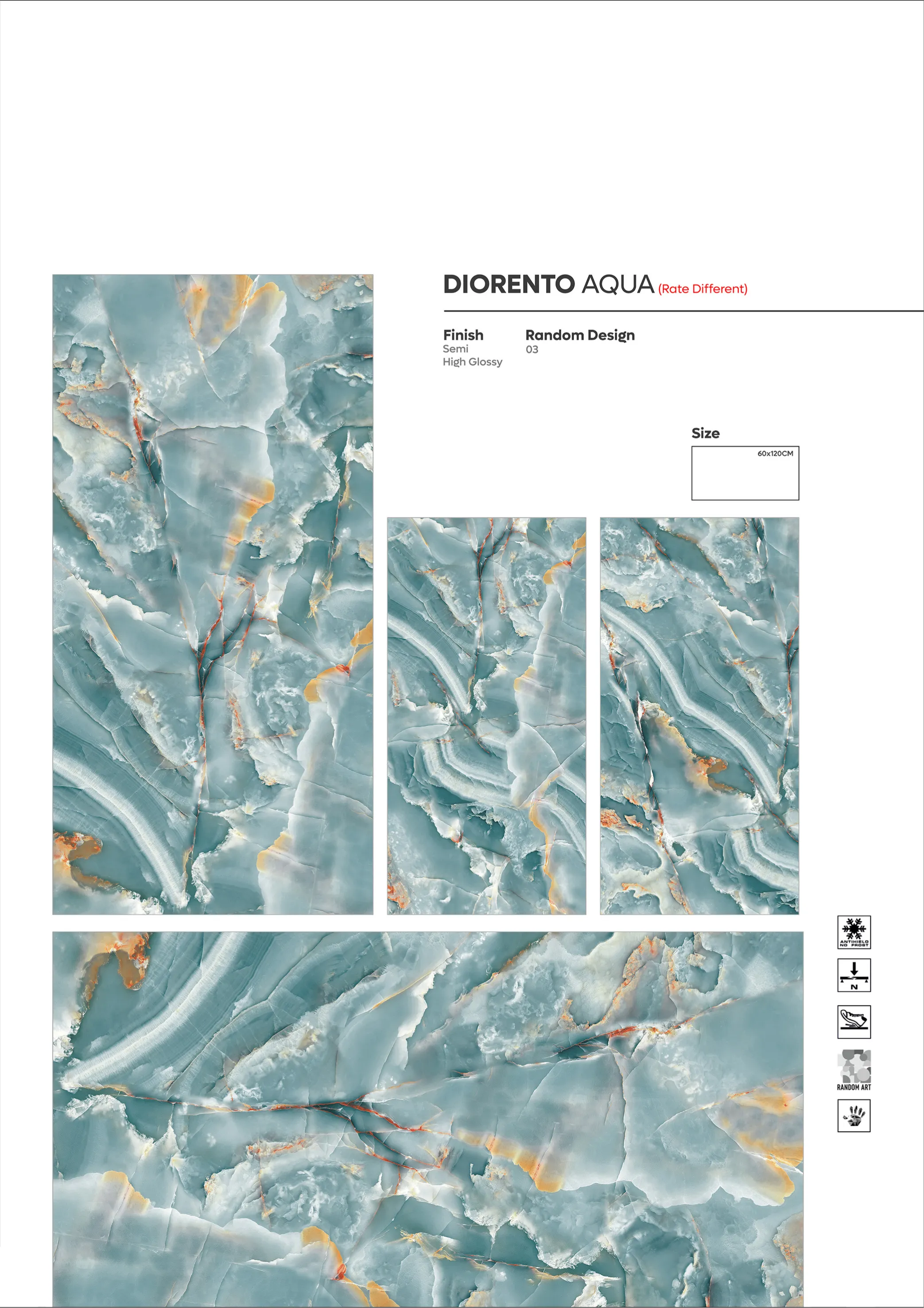 2X4 - new - Design 73 - 600x1200mm Glossy