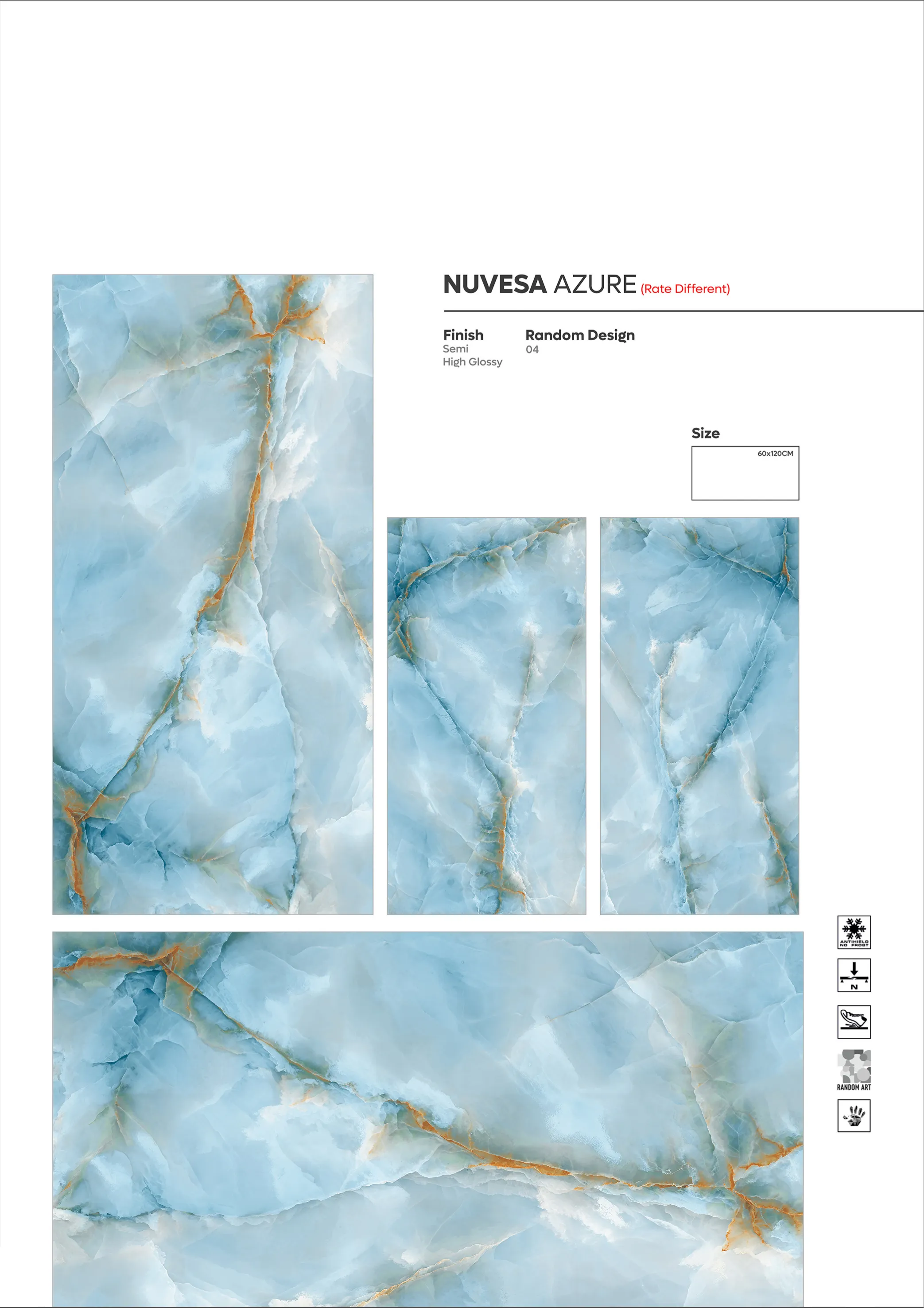 2X4 - new - Design 80 - 600x1200mm Glossy