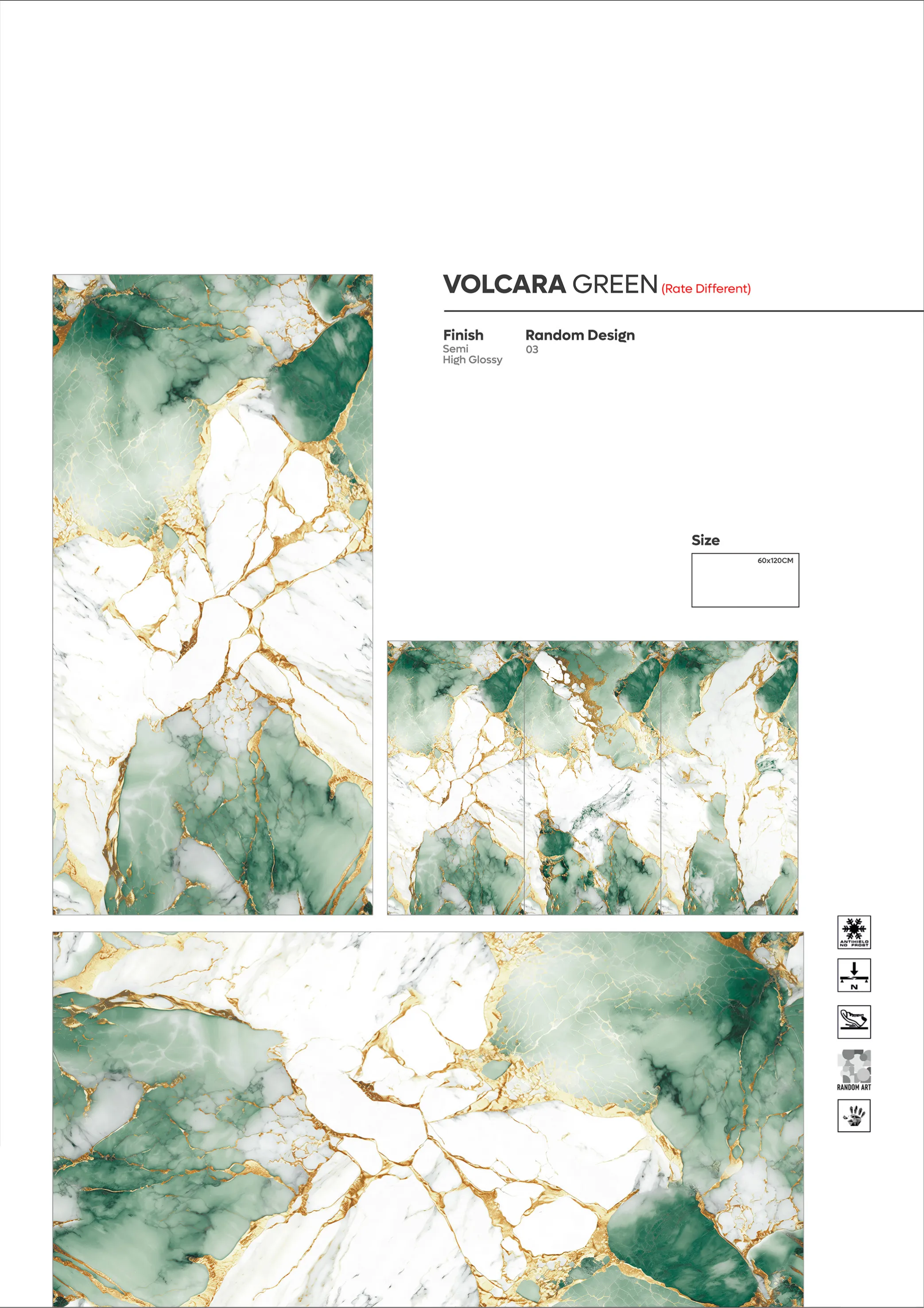 2X4 - new - Design 83 - 600x1200mm Glossy