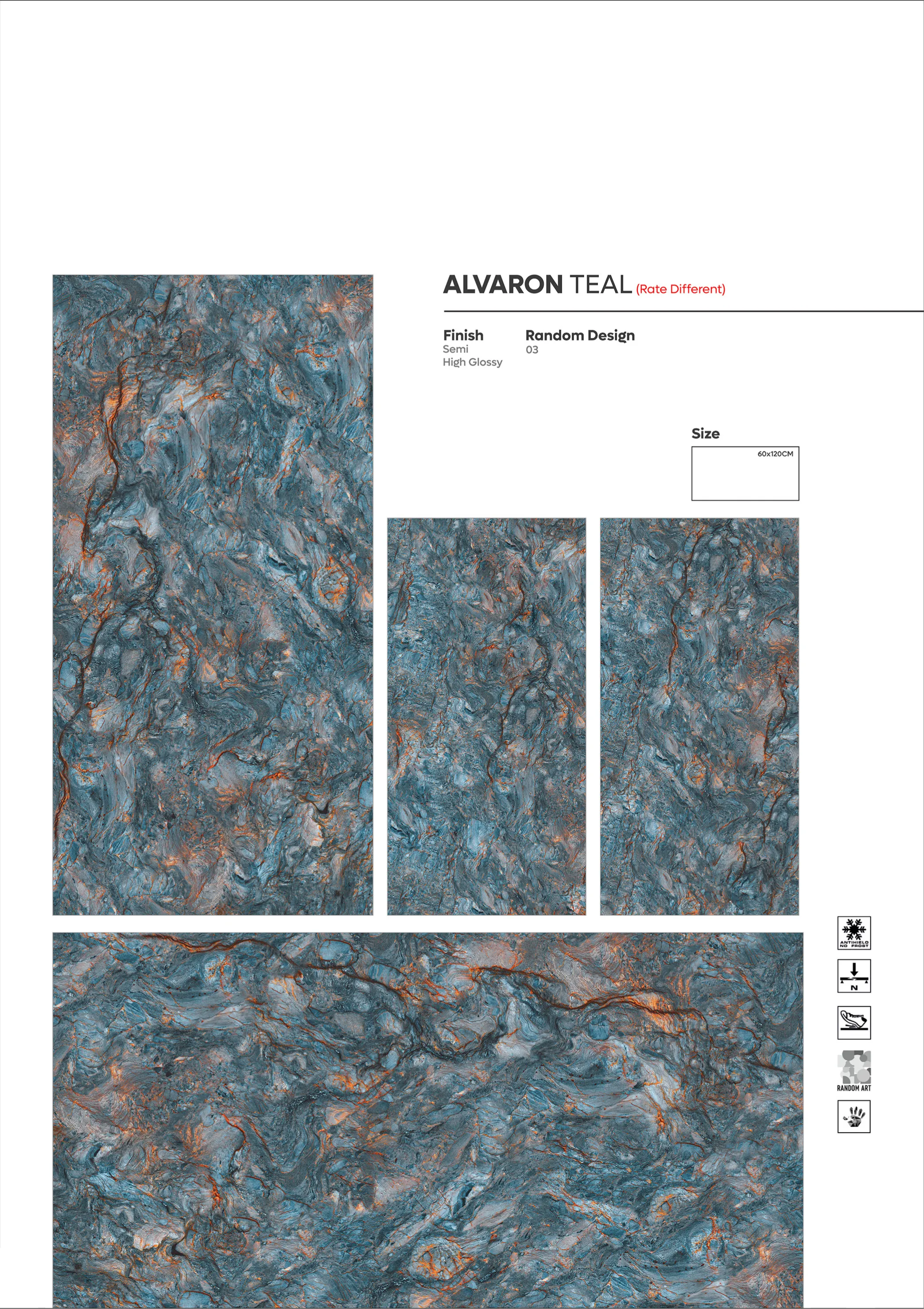2X4 - new - Design 86 - 600x1200mm Glossy