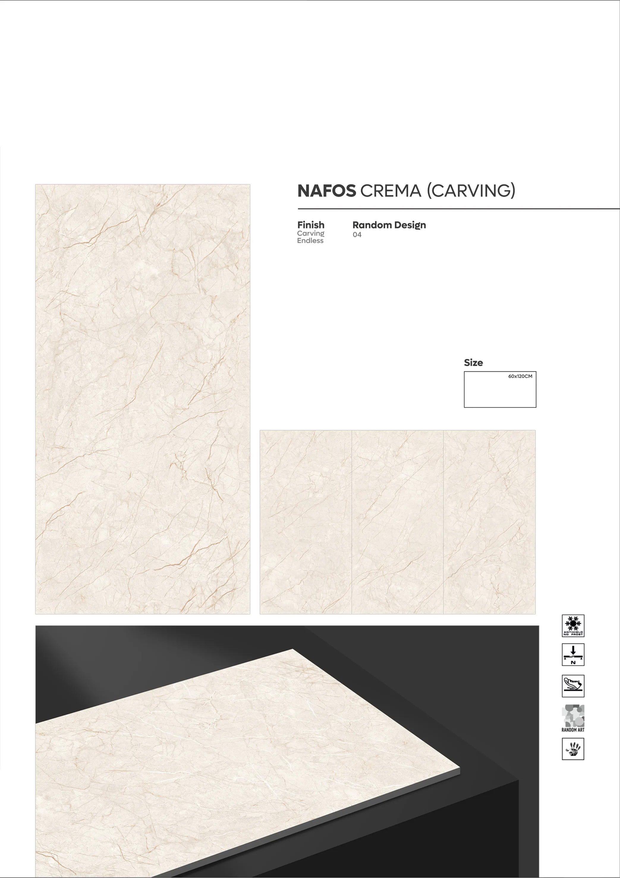 CARVING ENDLESS - Design 20 - 600x1200mm Carving