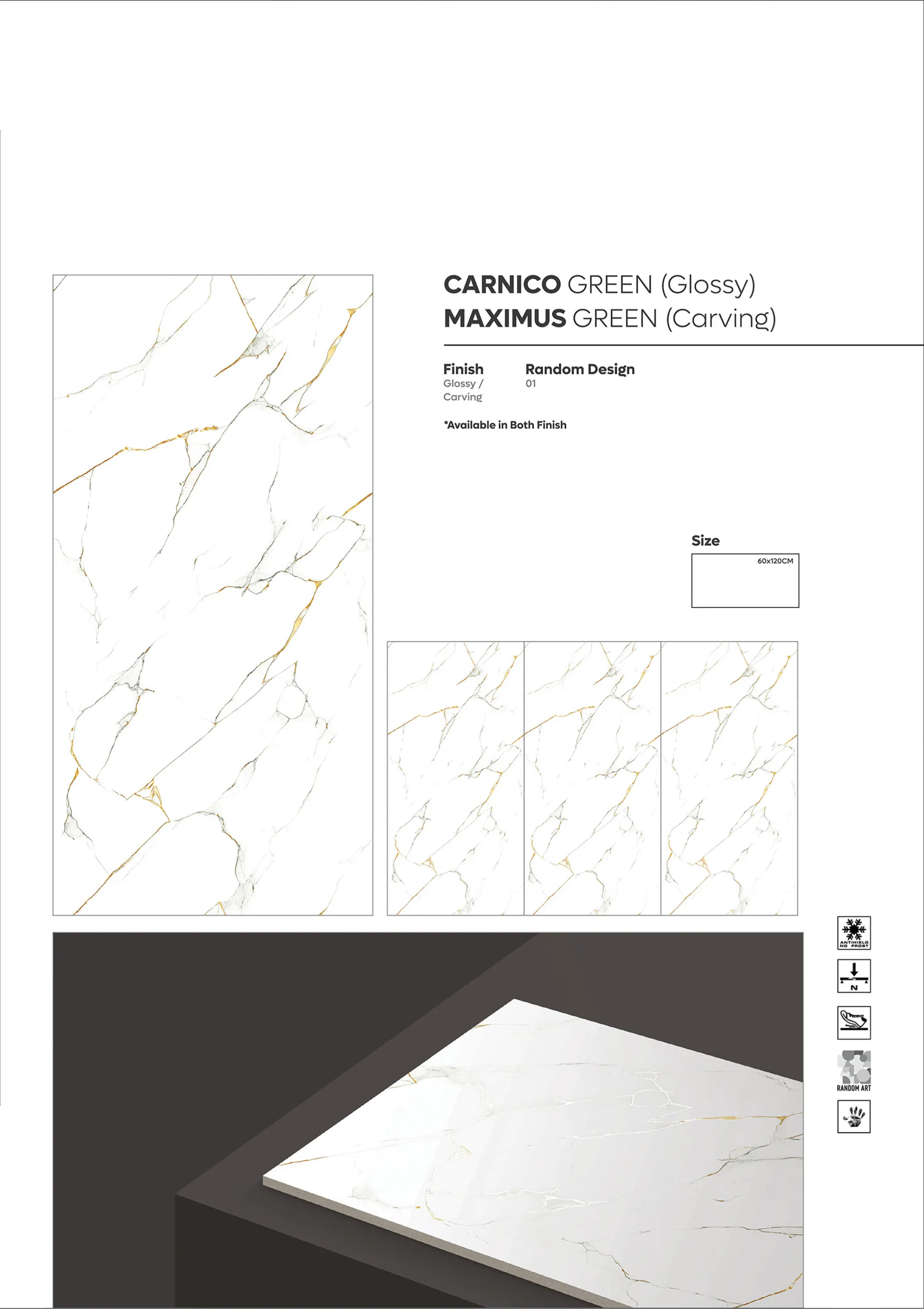 CARVING ENDLESS - Design 43 - 600x1200mm Carving