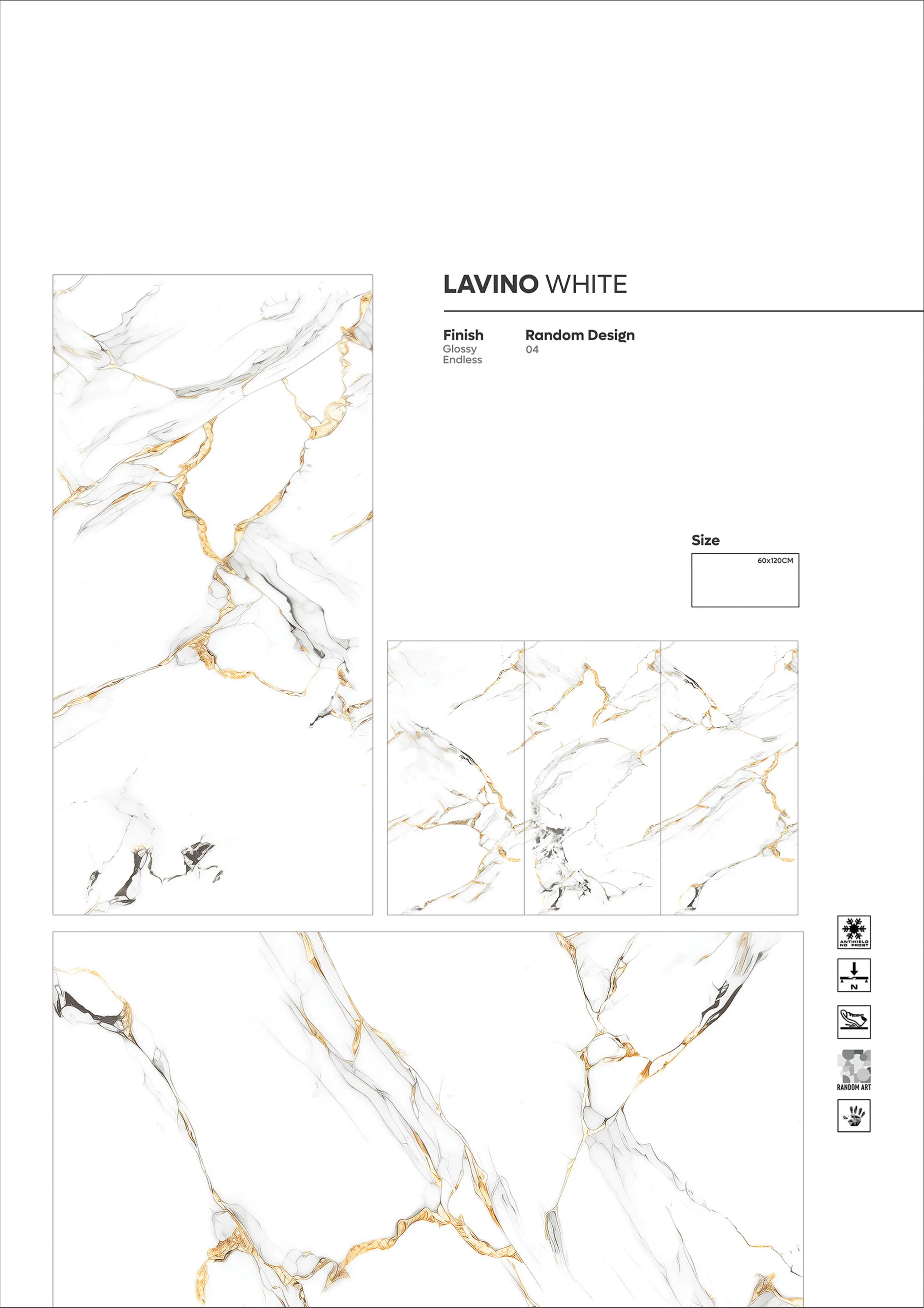 ENDLESS GLOSSY VOL 1 - Design 7 - 600x1200mm Glossy