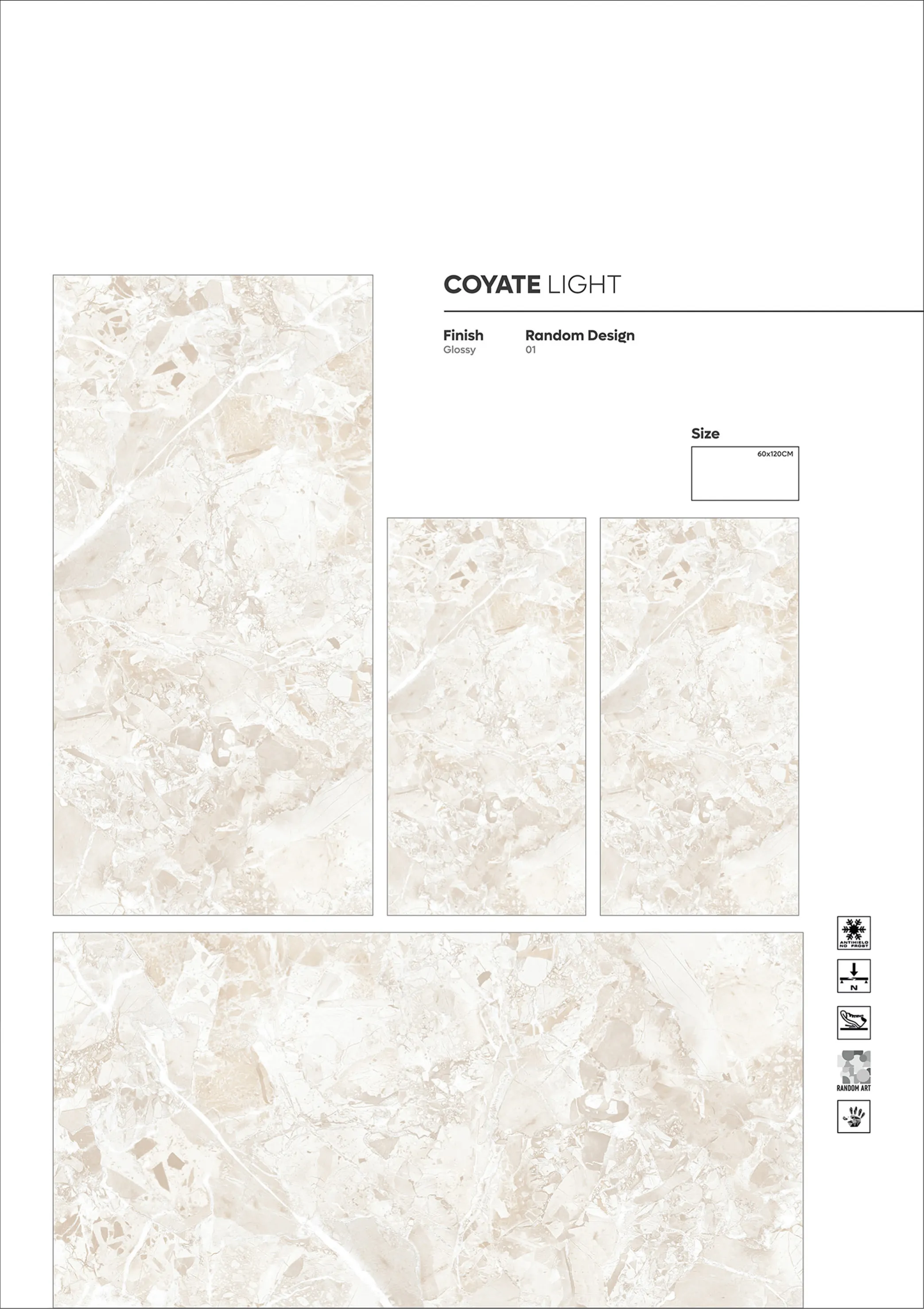 GLOSSY VOL 1 - Design 32 - 600x1200mm Glossy