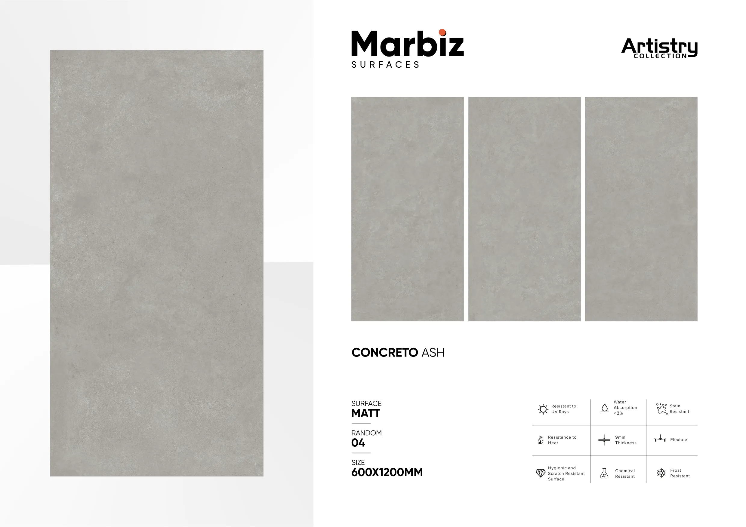 Artistry 600x1200mm Matt - Design 49 - 600x1200mm Matt