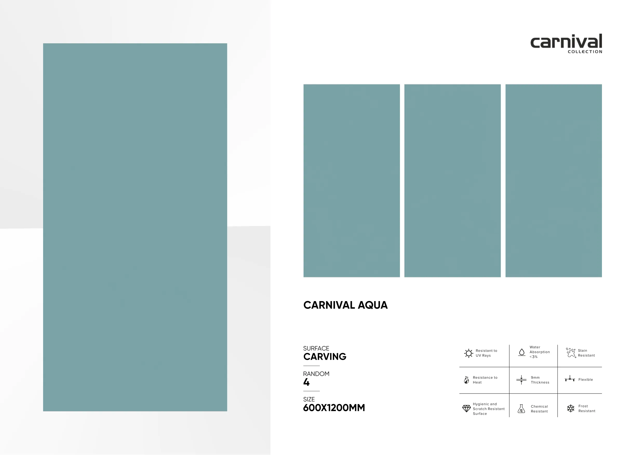 CARNIVAL Collection 600x1200mm - Design 5 - 600x1200mm Glossy