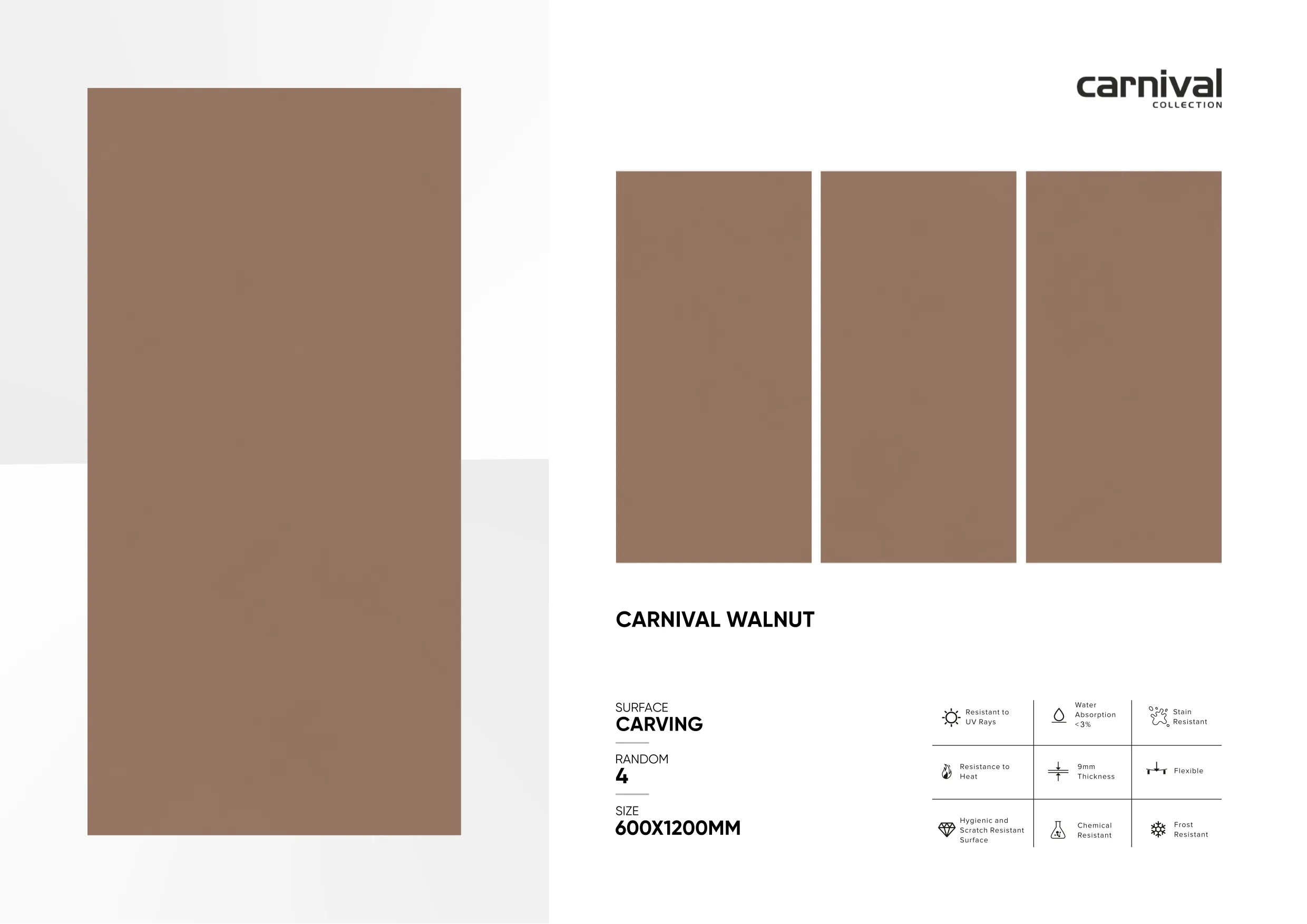 CARNIVAL Collection 600x1200mm - Design 23 - 600x1200mm Glossy