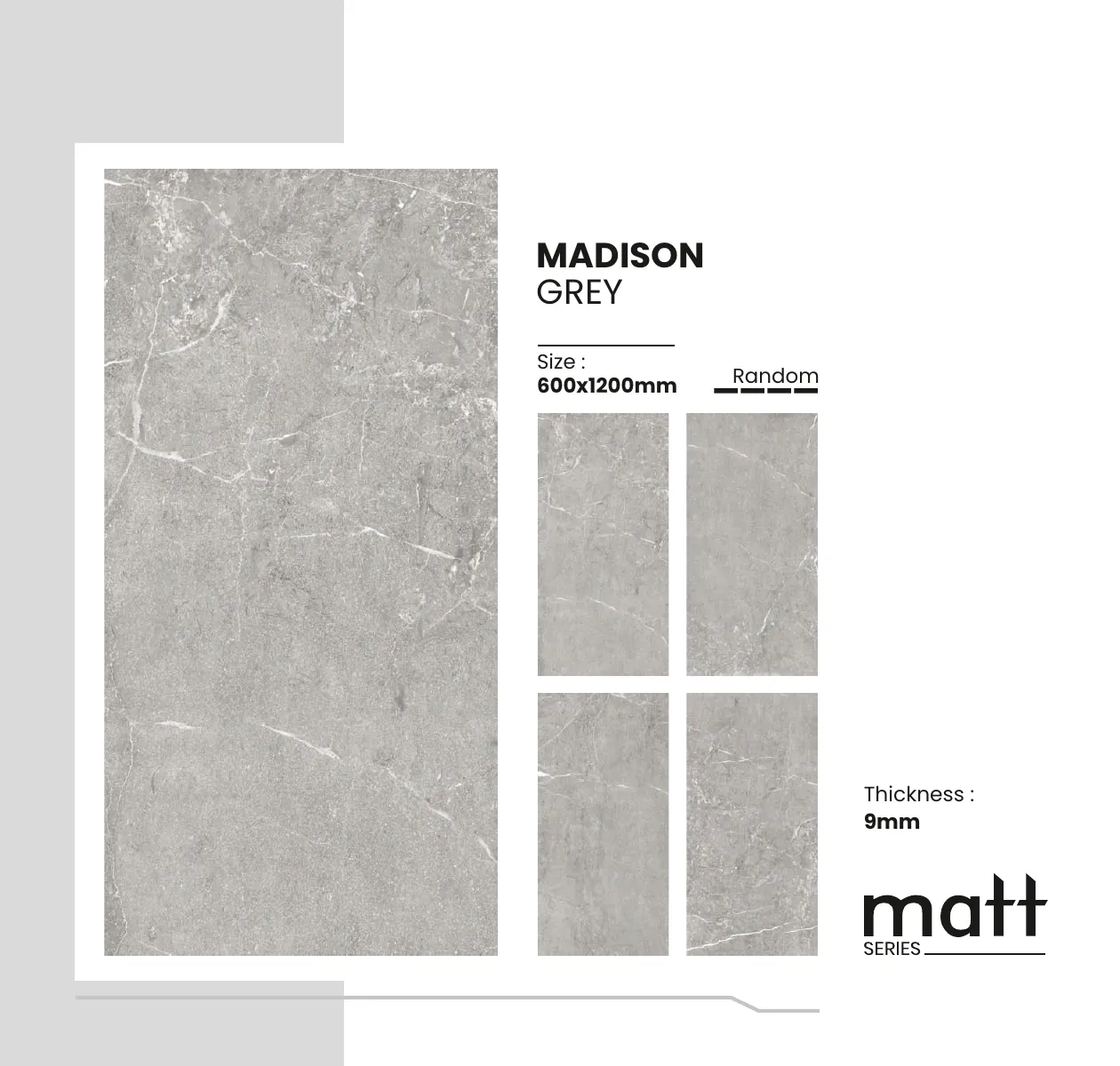 Matt Series Catalogue - Design 27 - 600x1200mm Matt