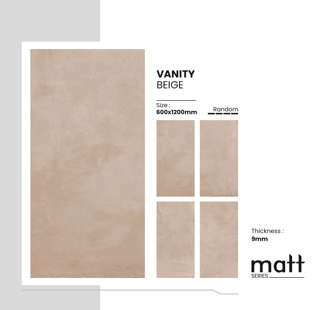 Matt Series Catalogue - Design 44 - 600x1200mm Matt