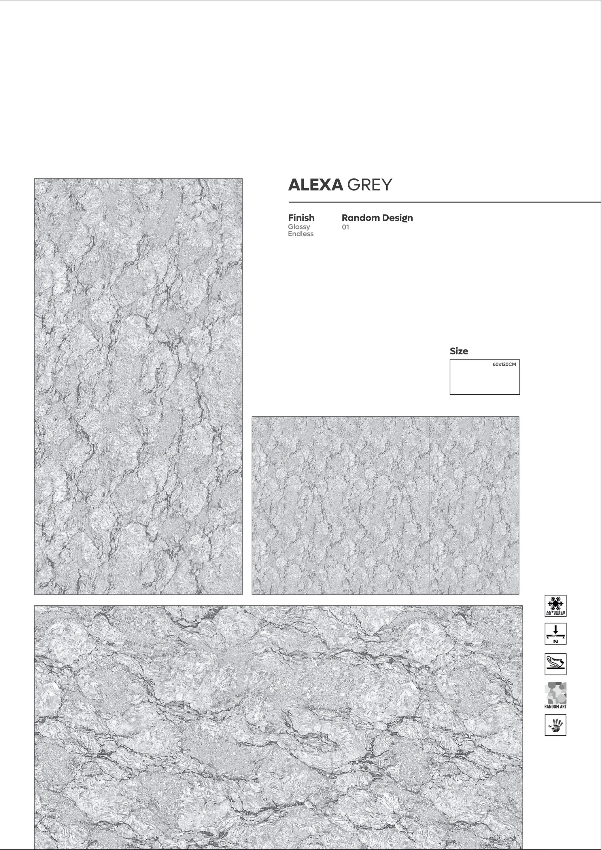 NEW COLLECTION - Design 14 - 600x1200mm Glossy