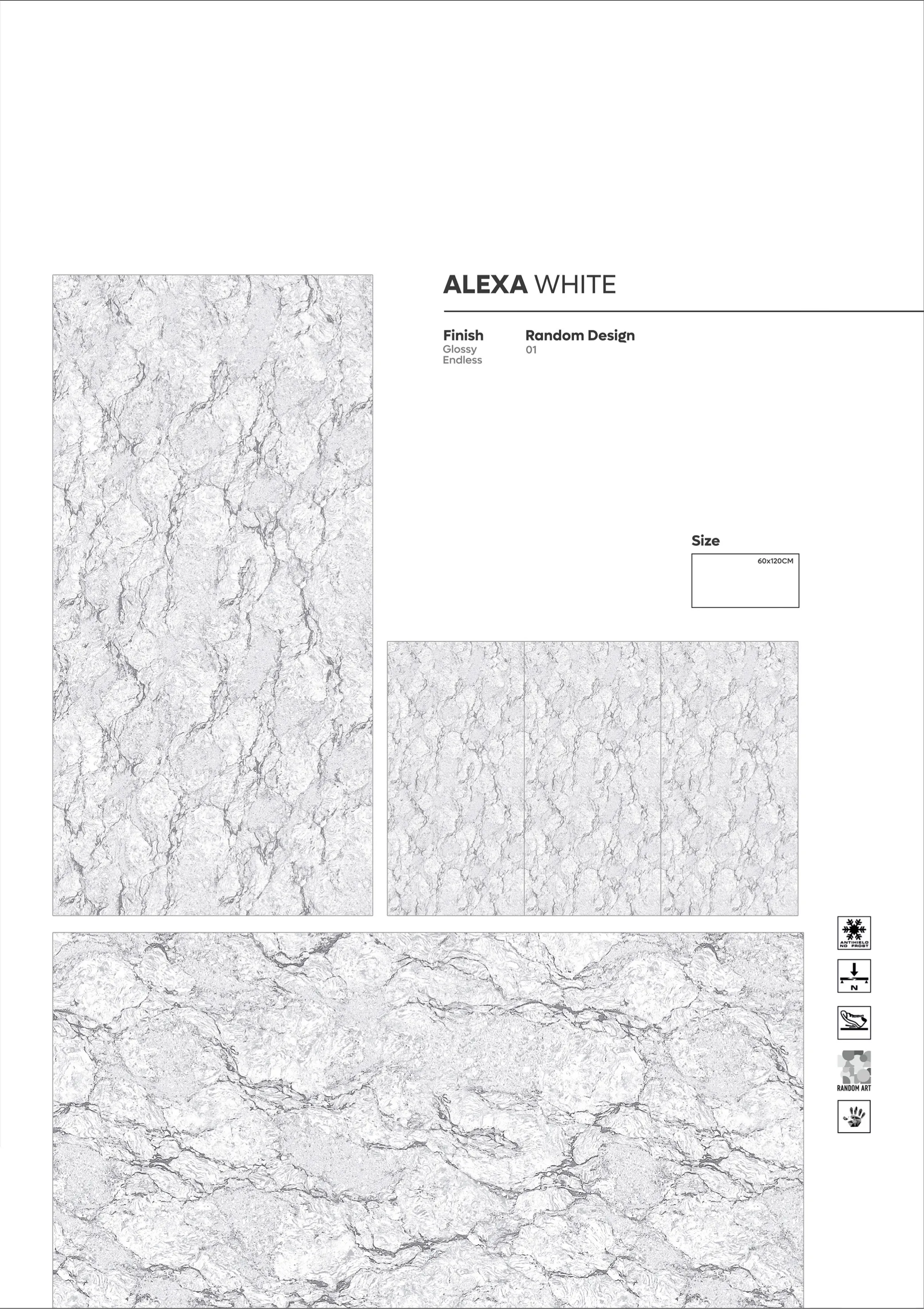 NEW COLLECTION - Design 15 - 600x1200mm Glossy