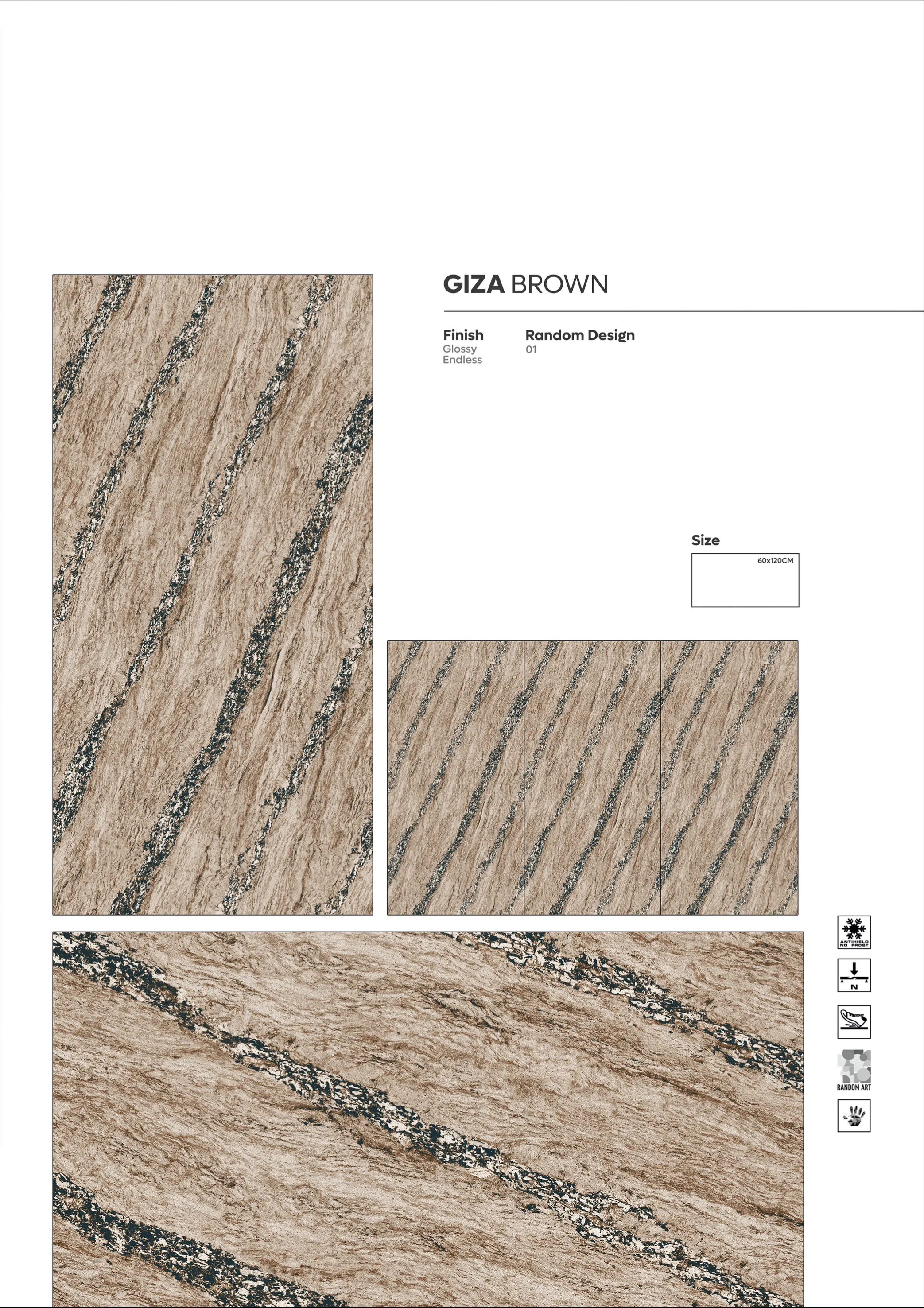 NEW COLLECTION - Design 18 - 600x1200mm Glossy