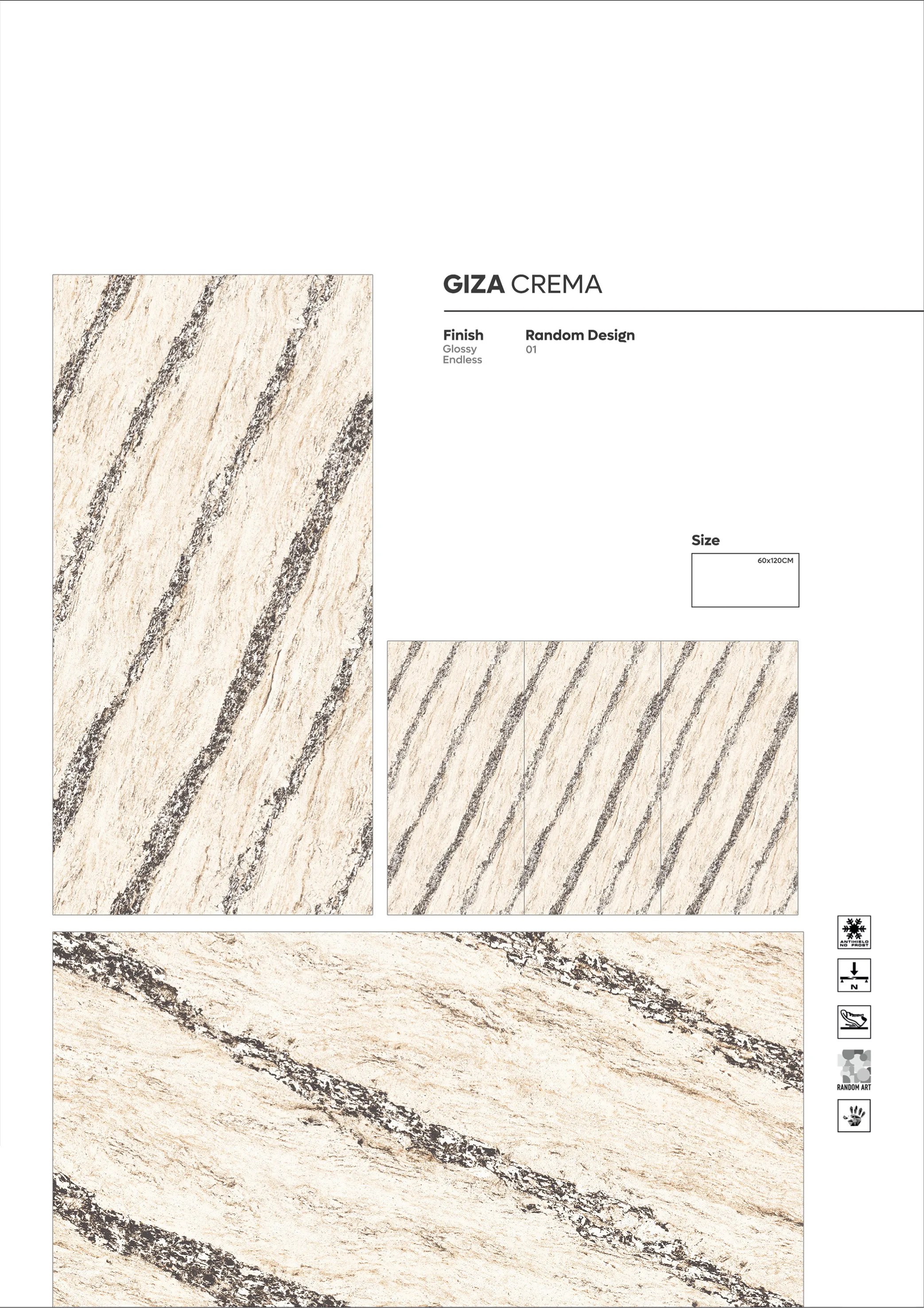 NEW COLLECTION - Design 19 - 600x1200mm Glossy