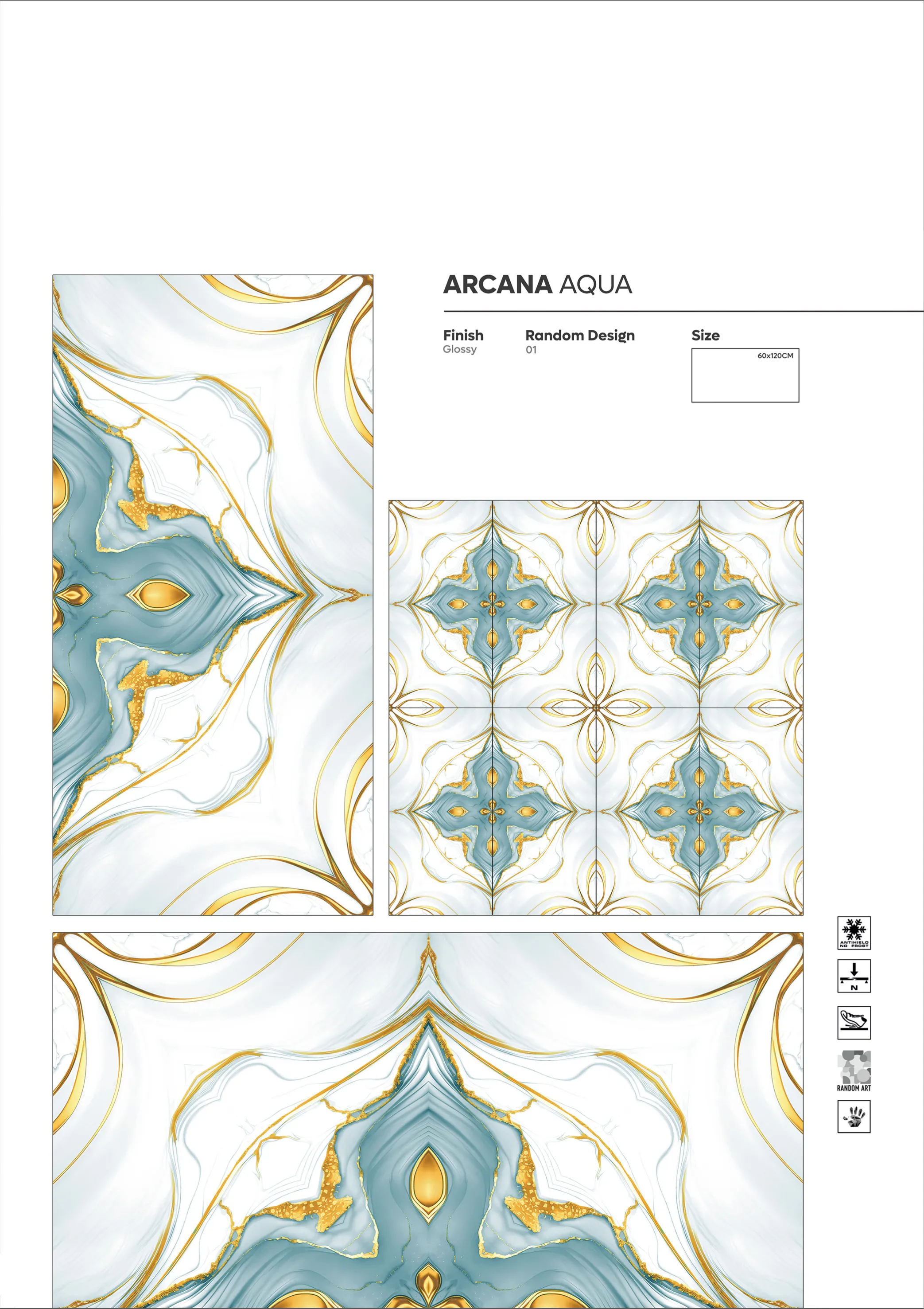 NEW COLLECTION - Design 24 - 600x1200mm Glossy